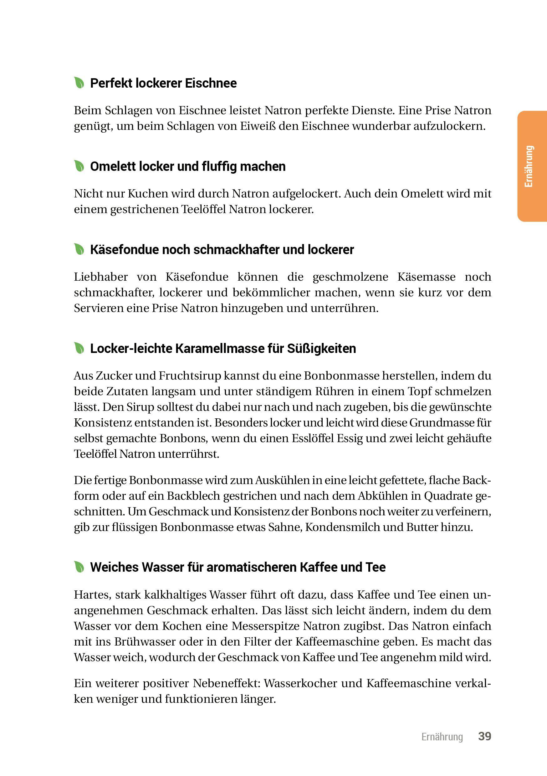 Beispielinhalt (Bild) Fünf Hausmittel ersetzen eine Drogerie