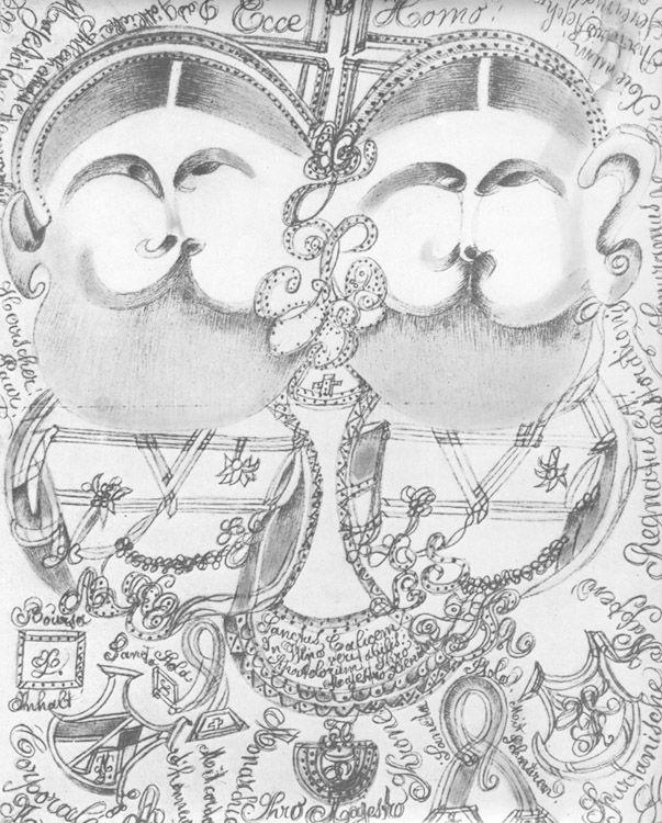 Beispielinhalt (Bild) Bildnerei der Geisteskranken