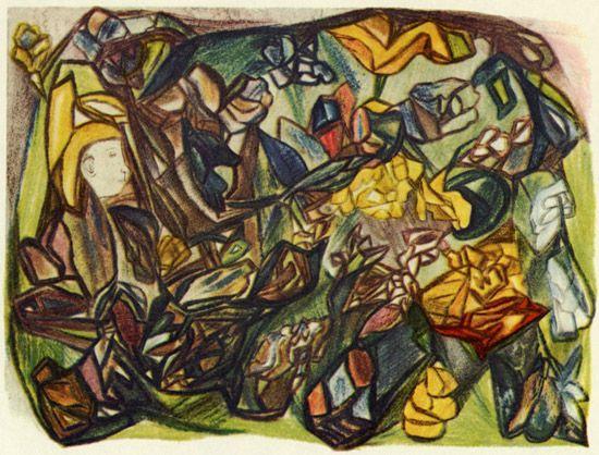 Beispielinhalt (Bild) Bildnerei der Geisteskranken