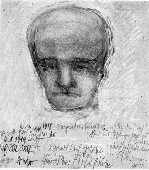 Beispielinhalt (Bild) Bildnerei der Geisteskranken