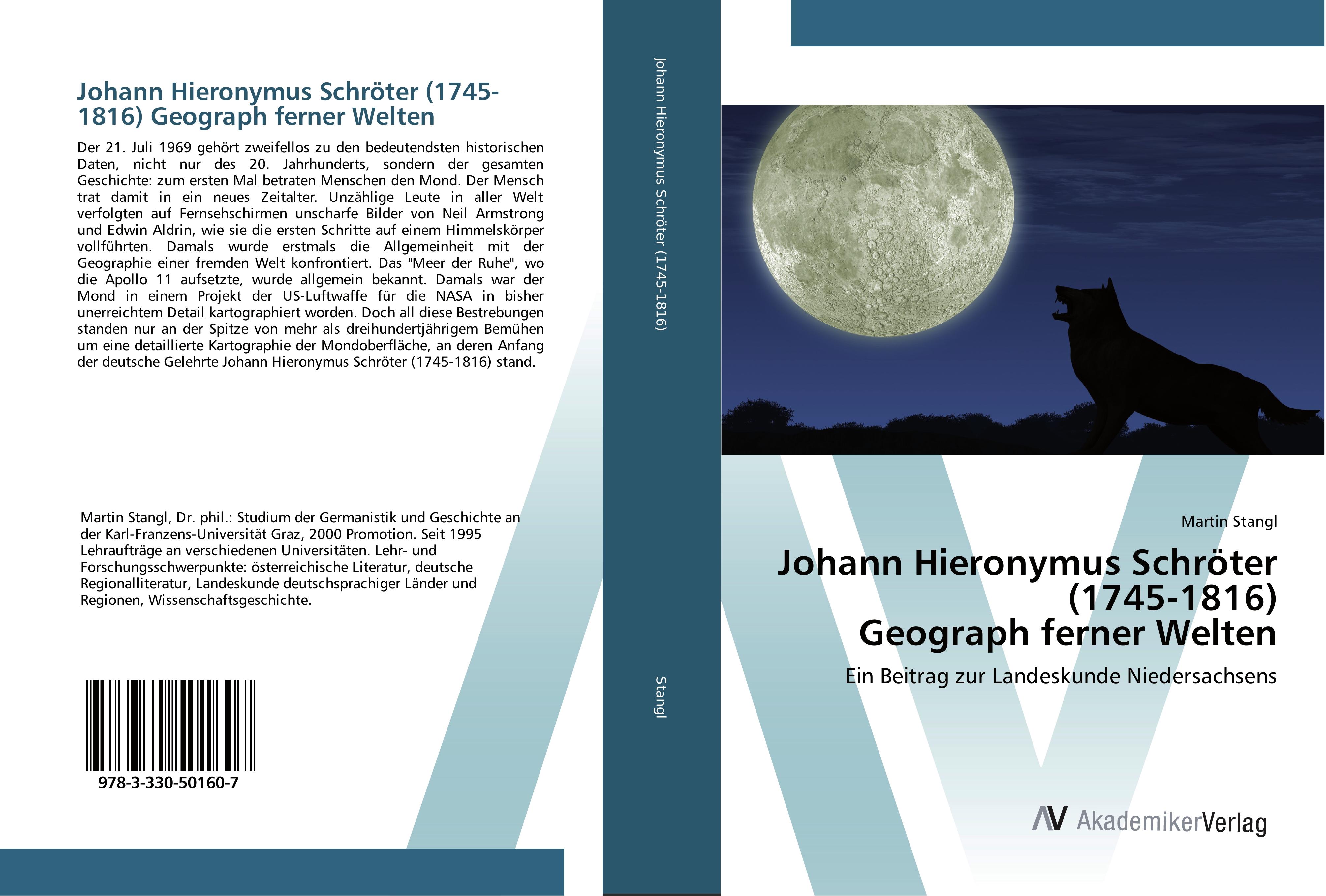 Vorderes Coverbild Johann Hieronymus Schröter (1745-1816) Geograph ferner Welten