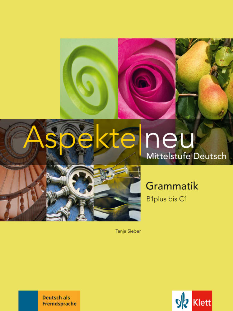 Vorderes Coverbild Aspekte neu. Grammatik B1plus bis C1