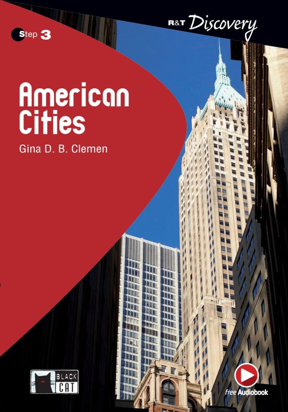 Vorderes Coverbild American Cities. Buch + Audio-CD