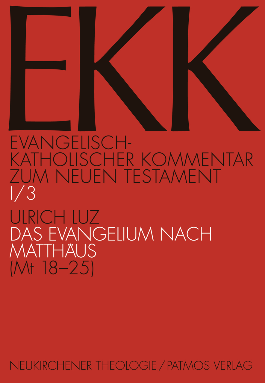 Vorderes Coverbild Das Evangelium nach Matthäus, EKK I/3