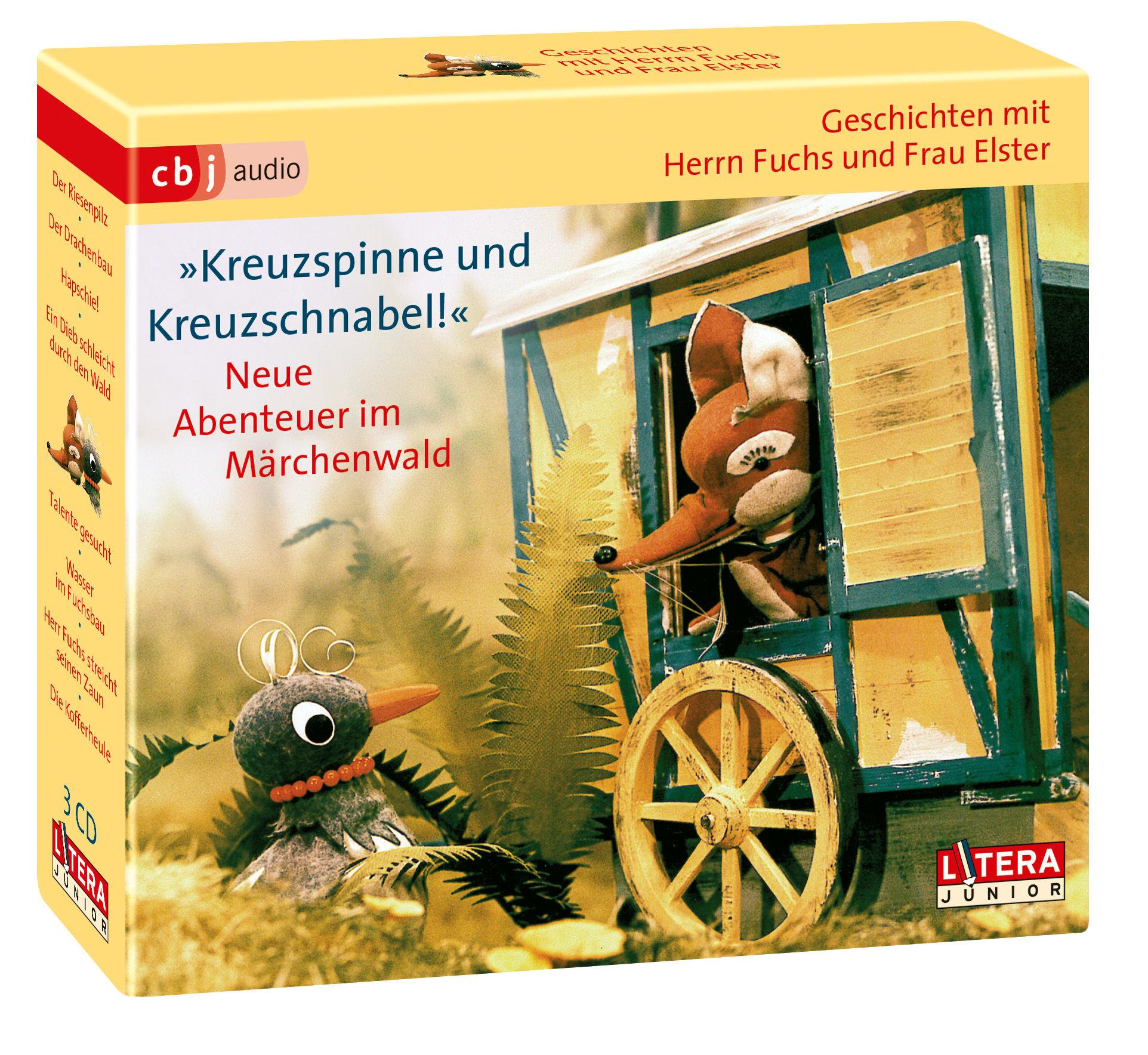 Beispielinhalt (Bild) Kreuzspinne und Kreuzschnabel. 3 CDs