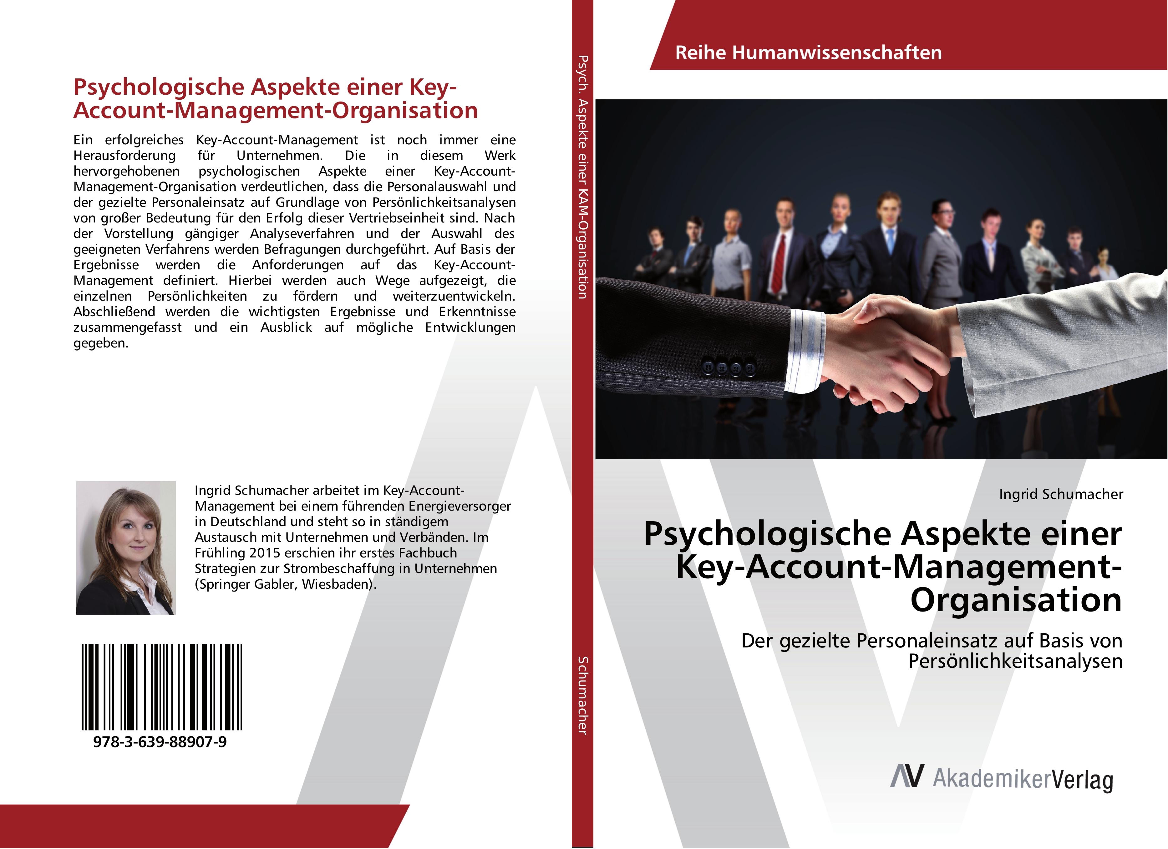 Vorderes Coverbild Psychologische Aspekte einer Key-Account-Management-Organisation