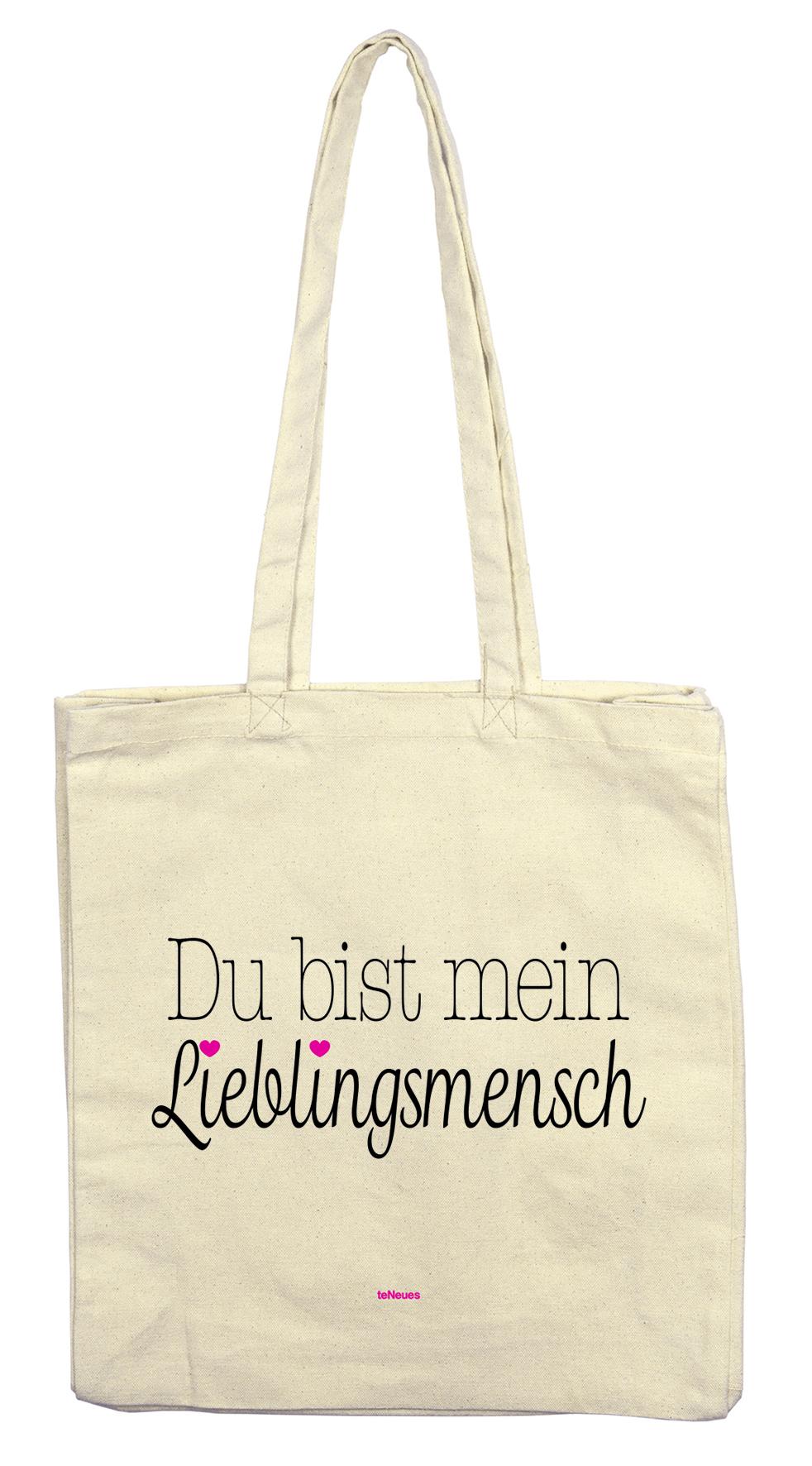 Vorderes Coverbild Stofftasche Du bist mein Lieblingsmensch