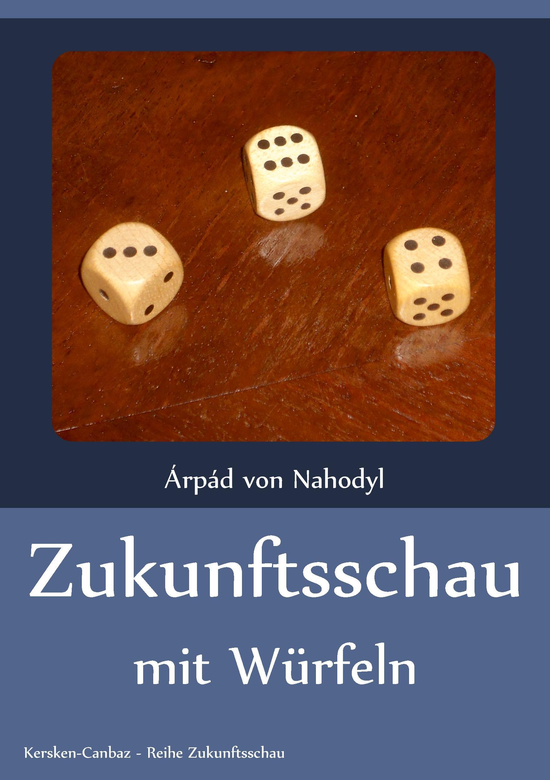 Vorderes Coverbild Zukunftsschau mit Würfeln