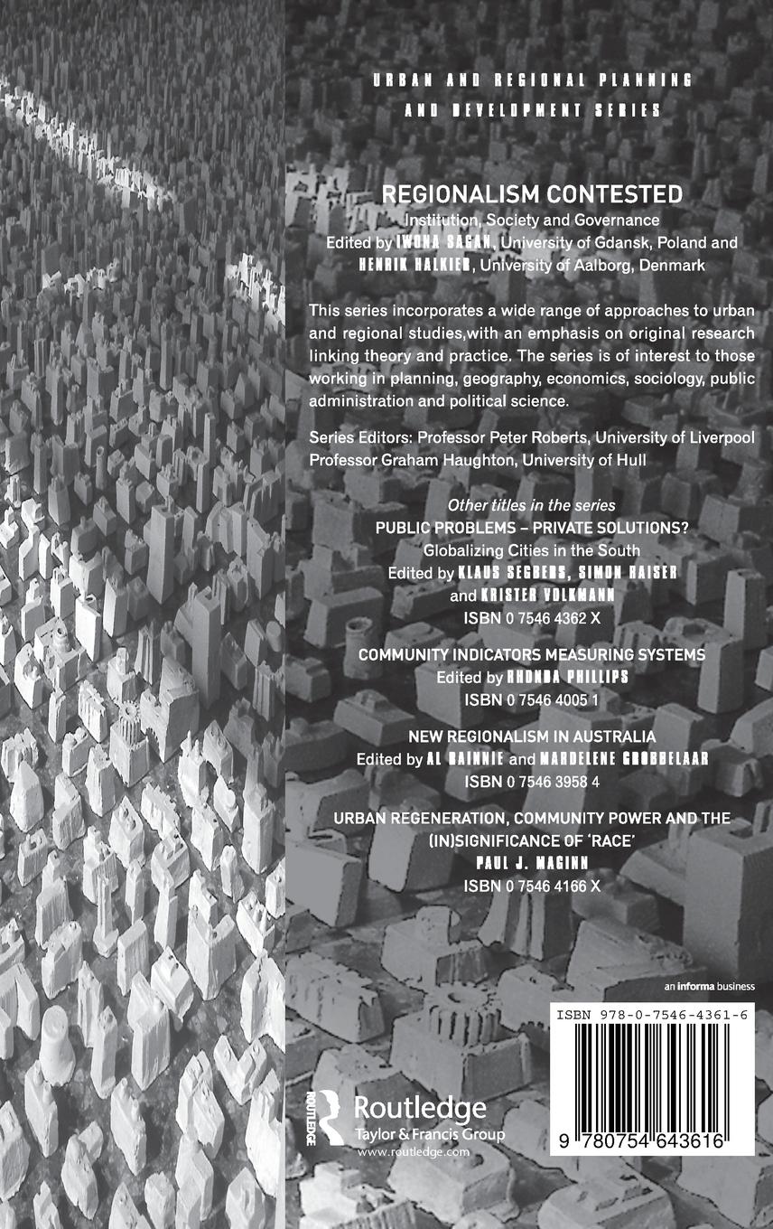 Rückseitencover Regionalism Contested