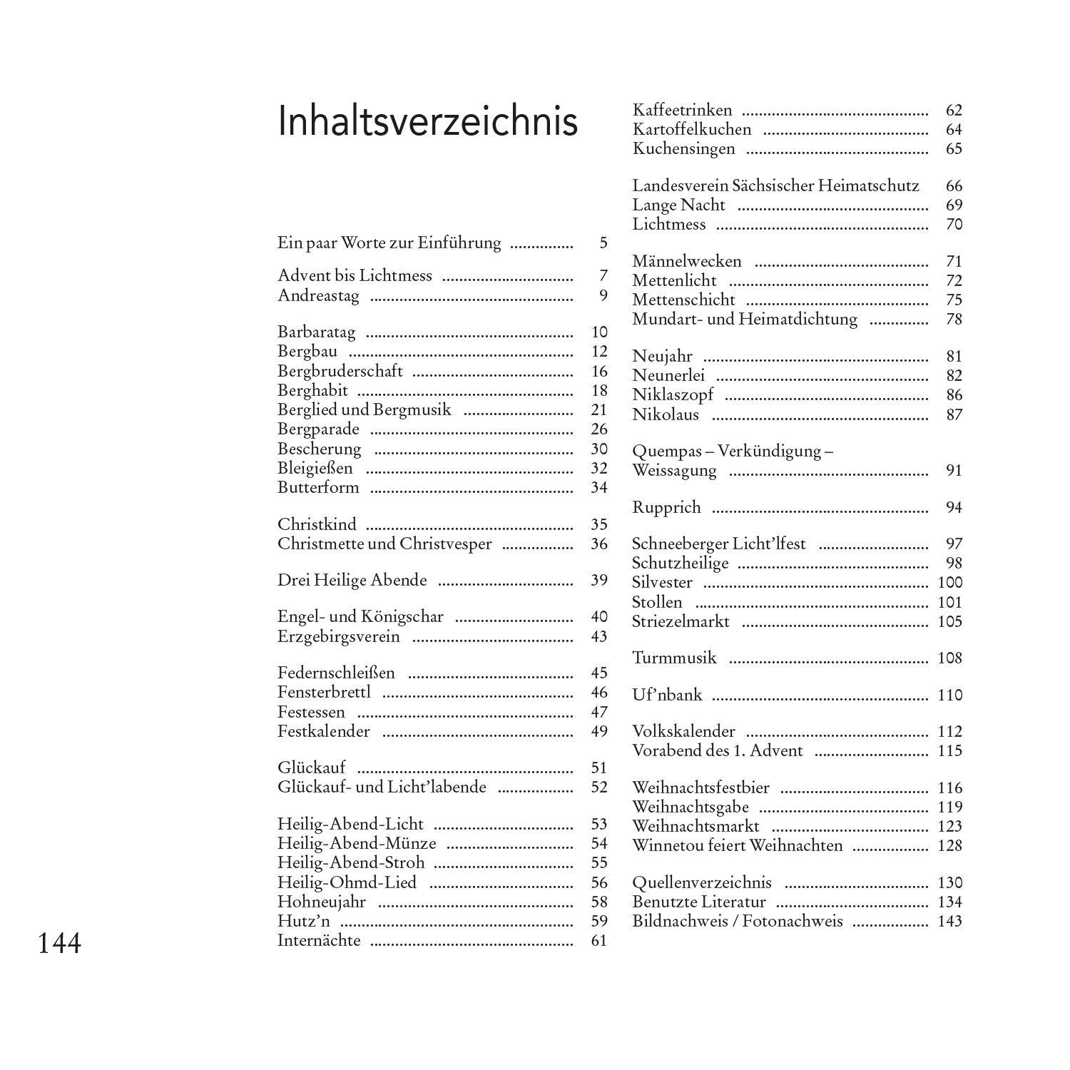 Beispielinhalt (Bild) Erzgebirgisches Brauchtums-ABC