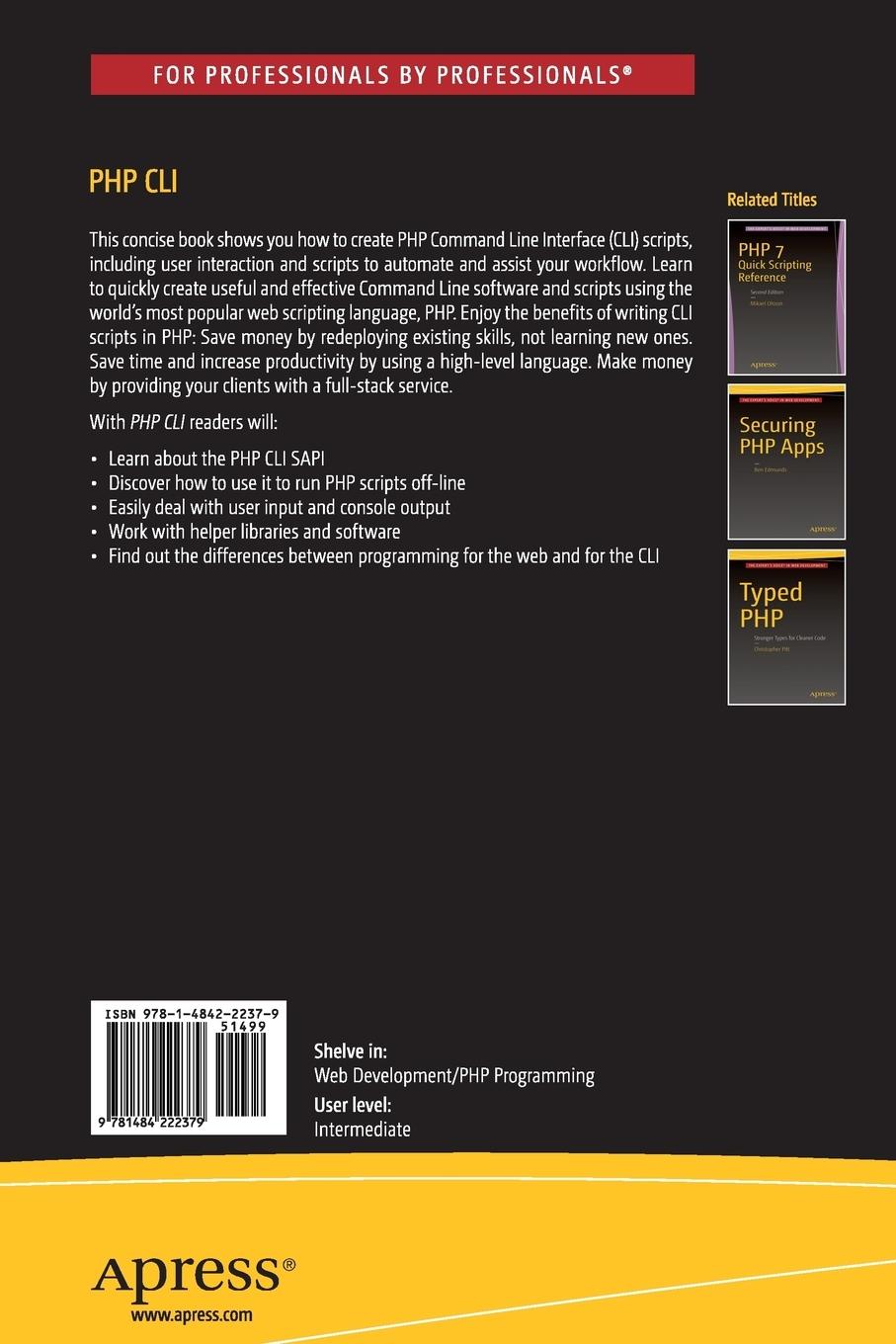 Rückseitencover PHP CLI