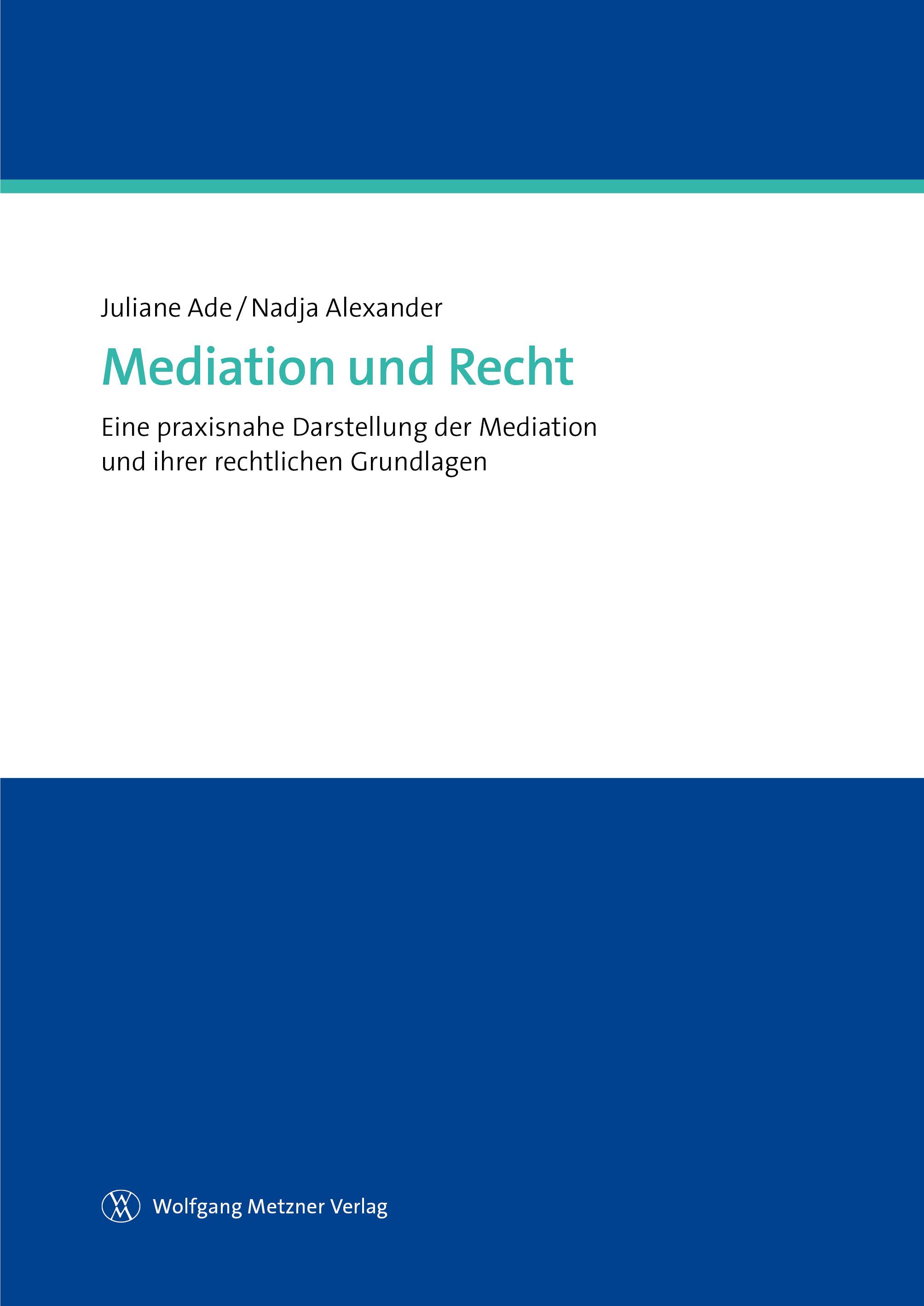 Vorderes Coverbild Mediation und Recht