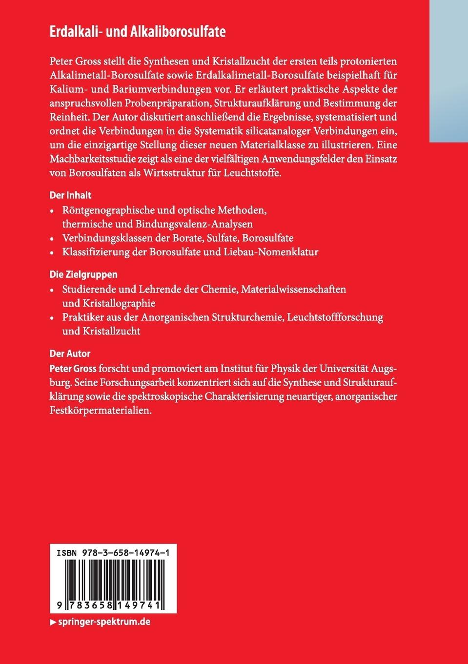 Rückseitencover Erdalkali- und Alkaliborosulfate