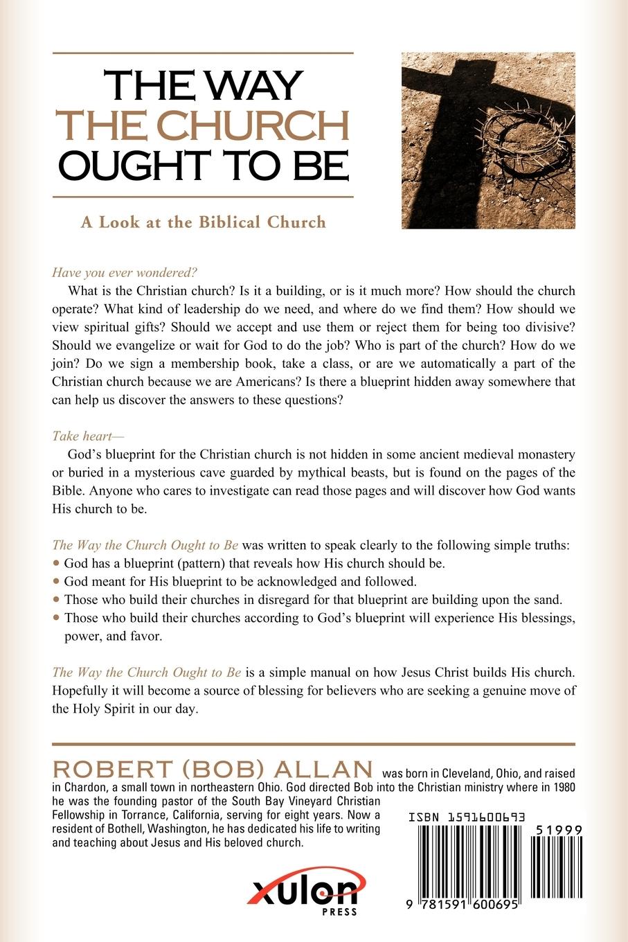 Rückseitencover The Way The Church Ought To Be