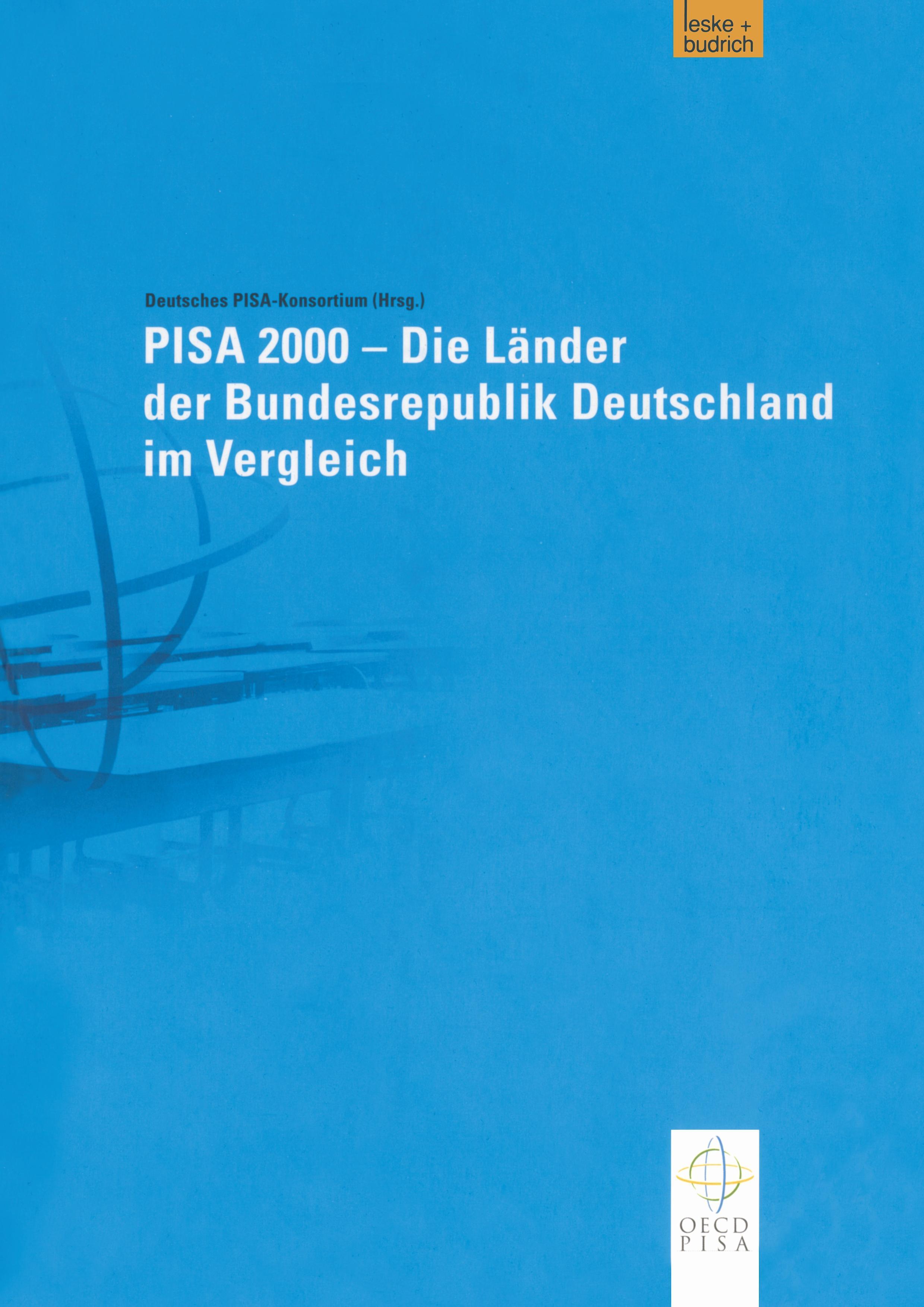 Vorderes Coverbild PISA 2000 - Die Länder der Bundesrepublik Deutschland im Vergleich