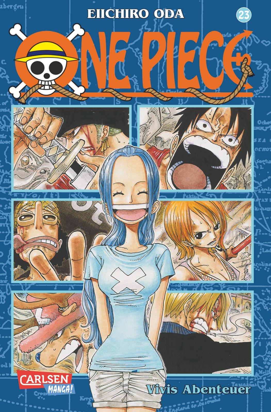 Vorderes Coverbild One Piece 23. Vivis Abenteuer