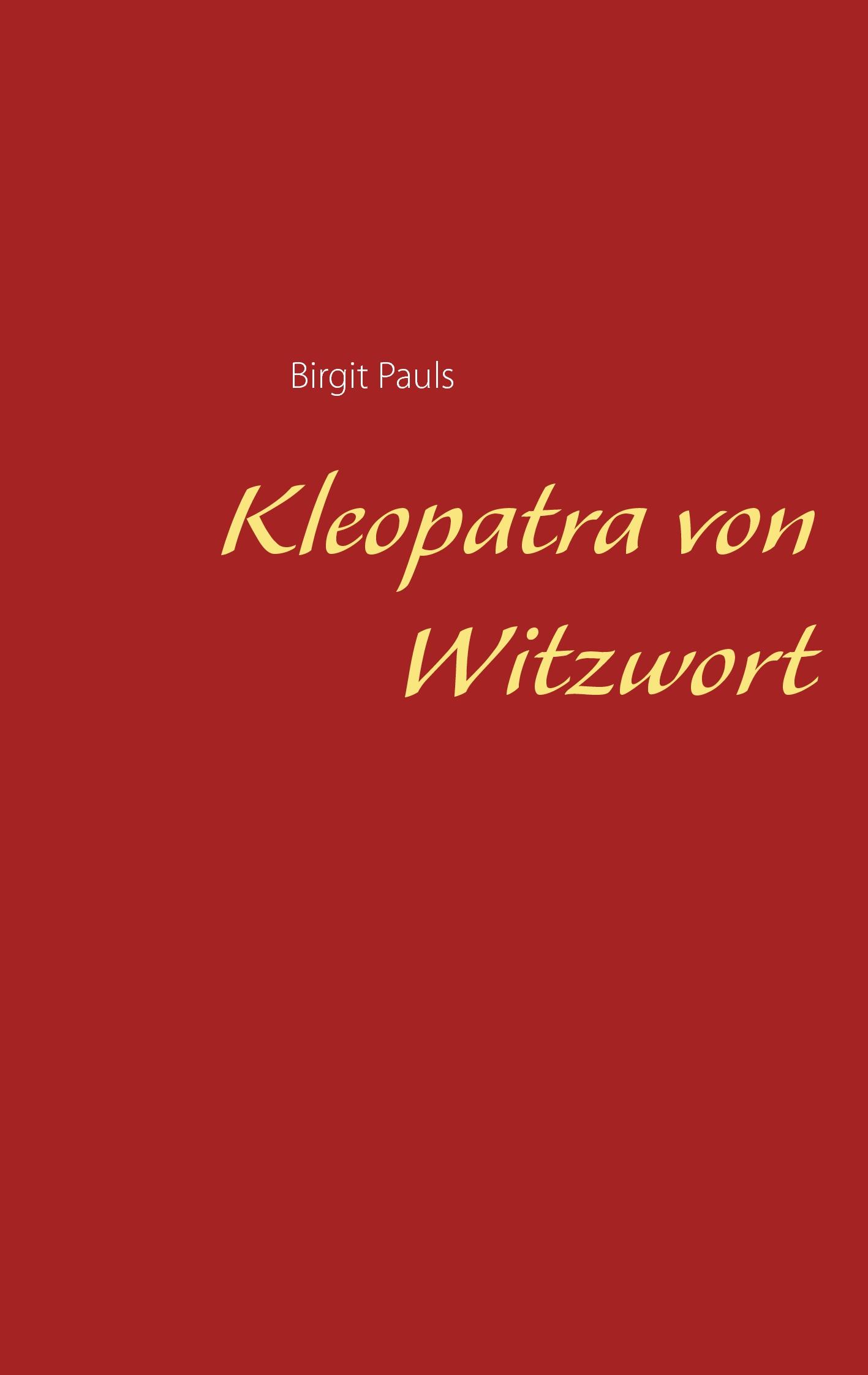 Vorderes Coverbild Kleopatra von Witzwort