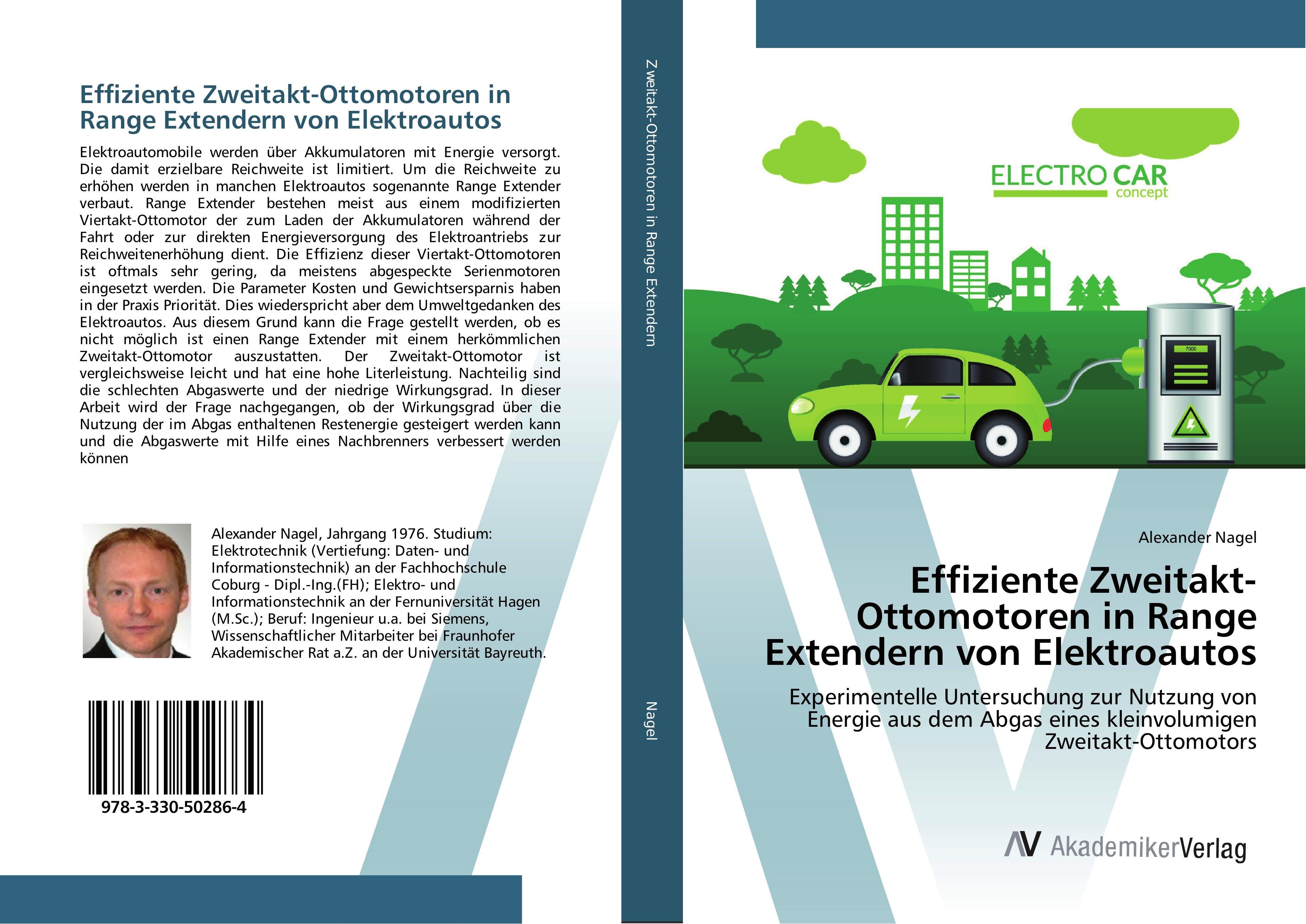 Vorderes Coverbild Effiziente Zweitakt-Ottomotoren in Range Extendern von Elektroautos