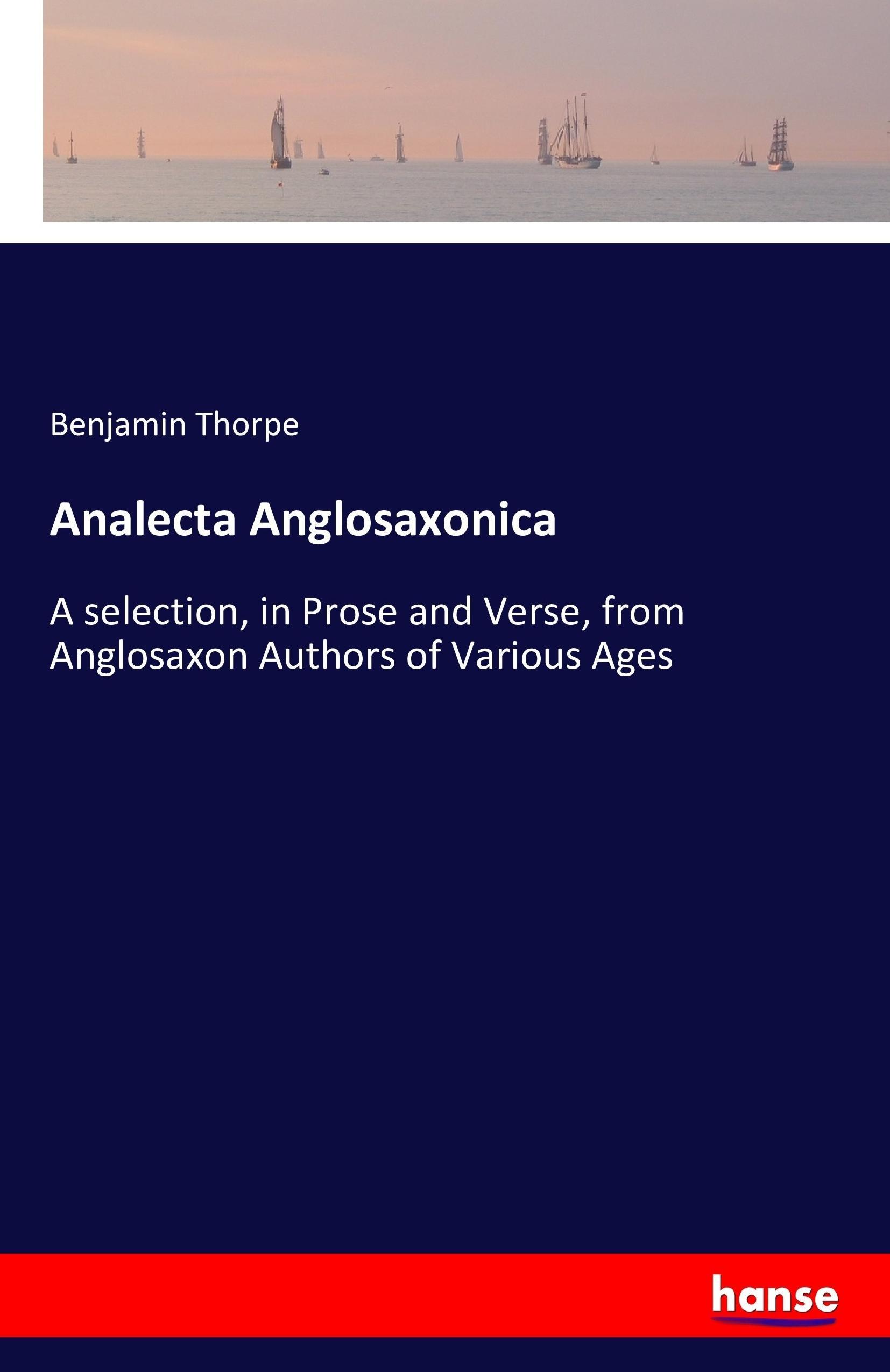 Vorderes Coverbild Analecta Anglosaxonica
