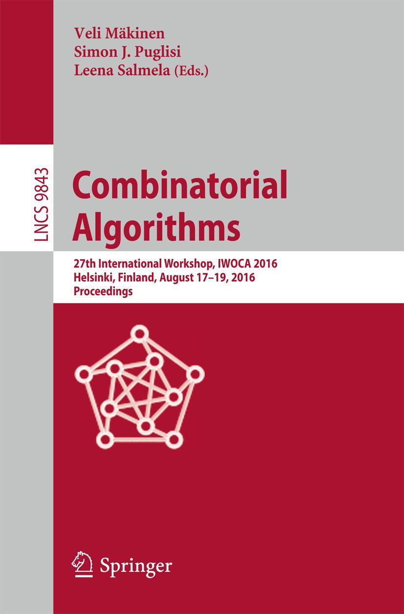Vorderes Coverbild Combinatorial Algorithms