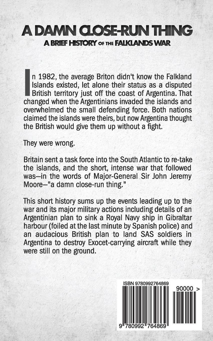 Rückseitencover A Damn Close-Run Thing