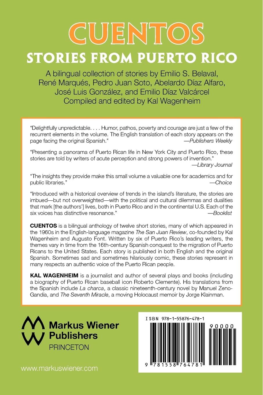 Rückseitencover Cuentos