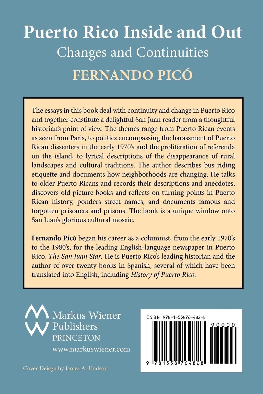 Rückseitencover Puerto Rico Inside and Out