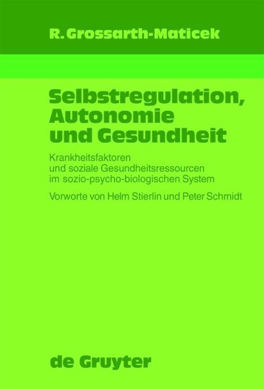 Vorderes Coverbild Selbstregulation, Autonomie und Gesundheit