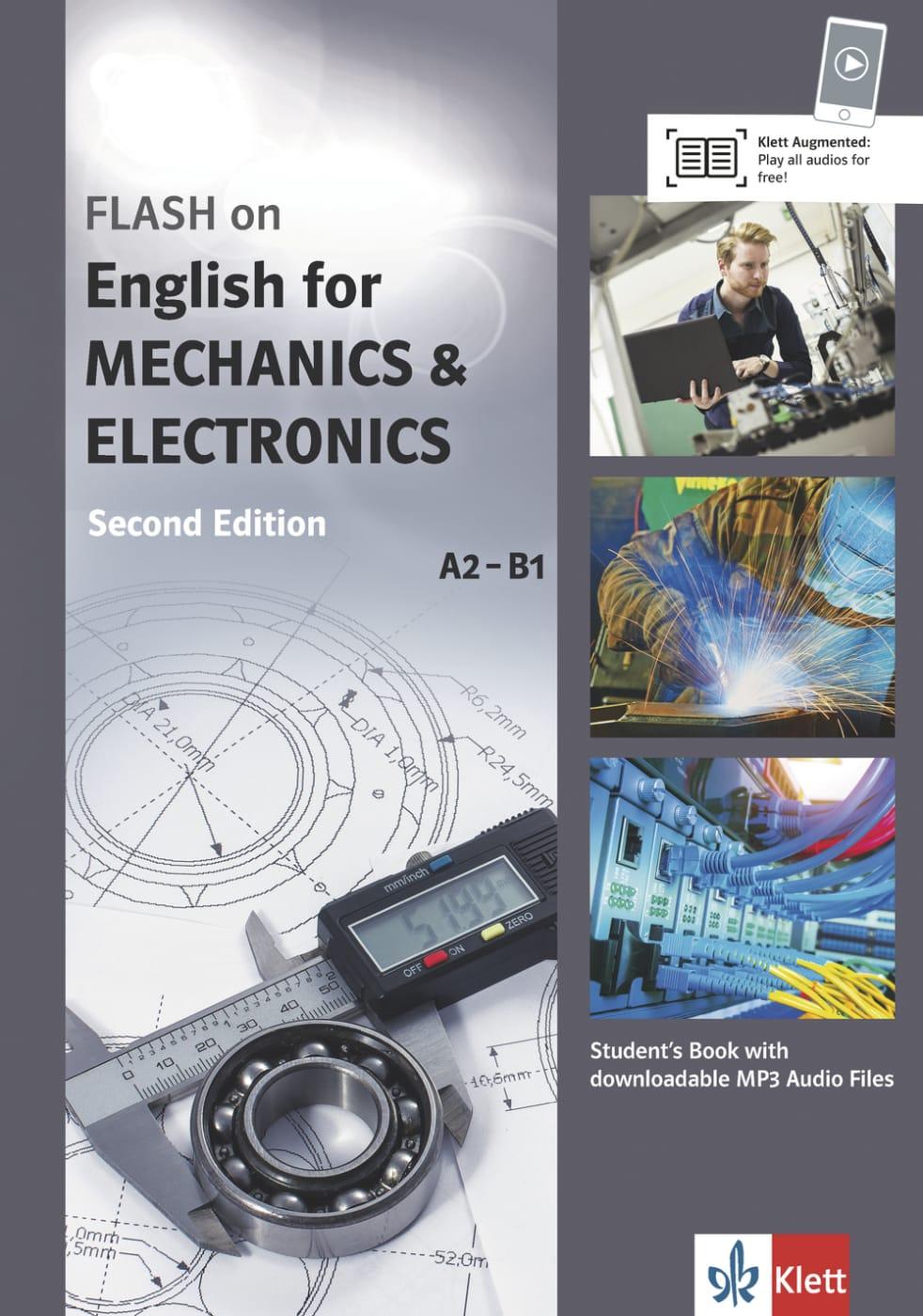 Vorderes Coverbild FLASH on English for MECHANICS & ELECTRONICS A2-B1. Student's Book with downloadable MP3 Audio Files