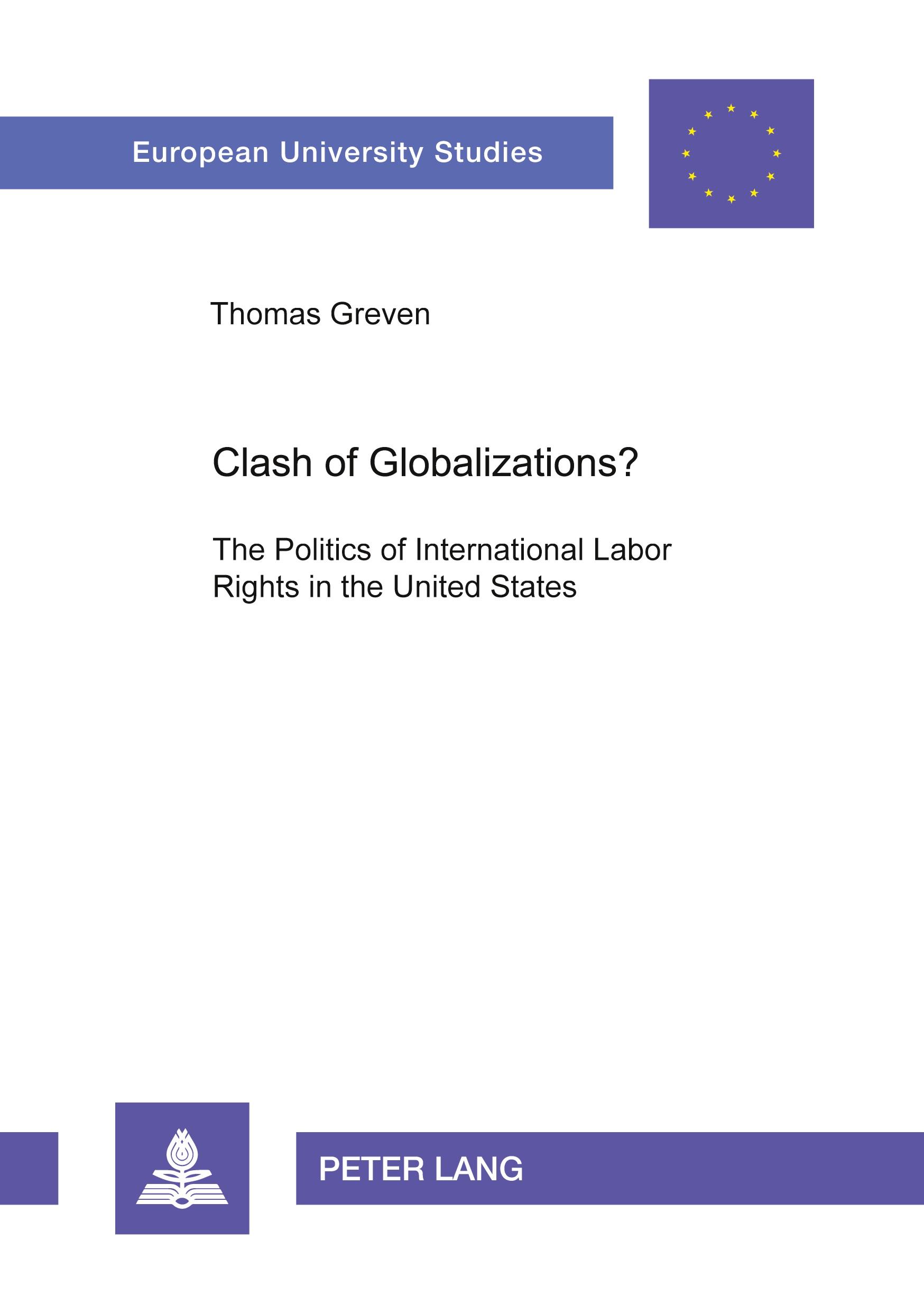 Vorderes Coverbild Clash of Globalizations?