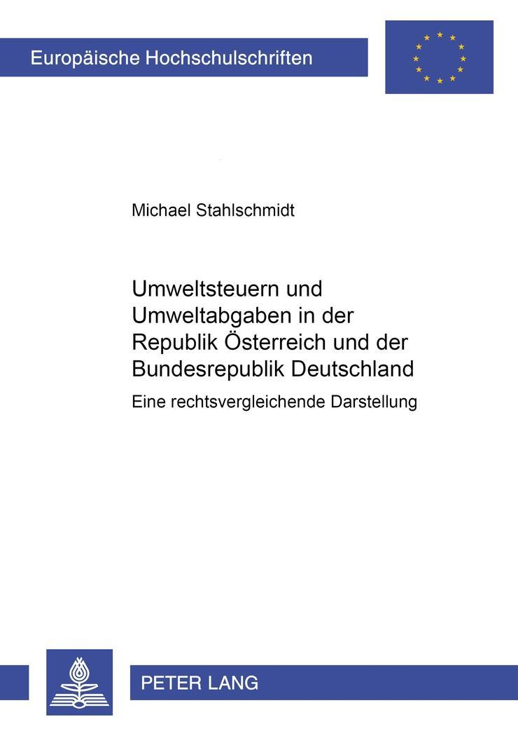 Vorderes Coverbild Umweltsteuern und Umweltabgaben in der Republik Österreich und der Bundesrepublik Deutschland