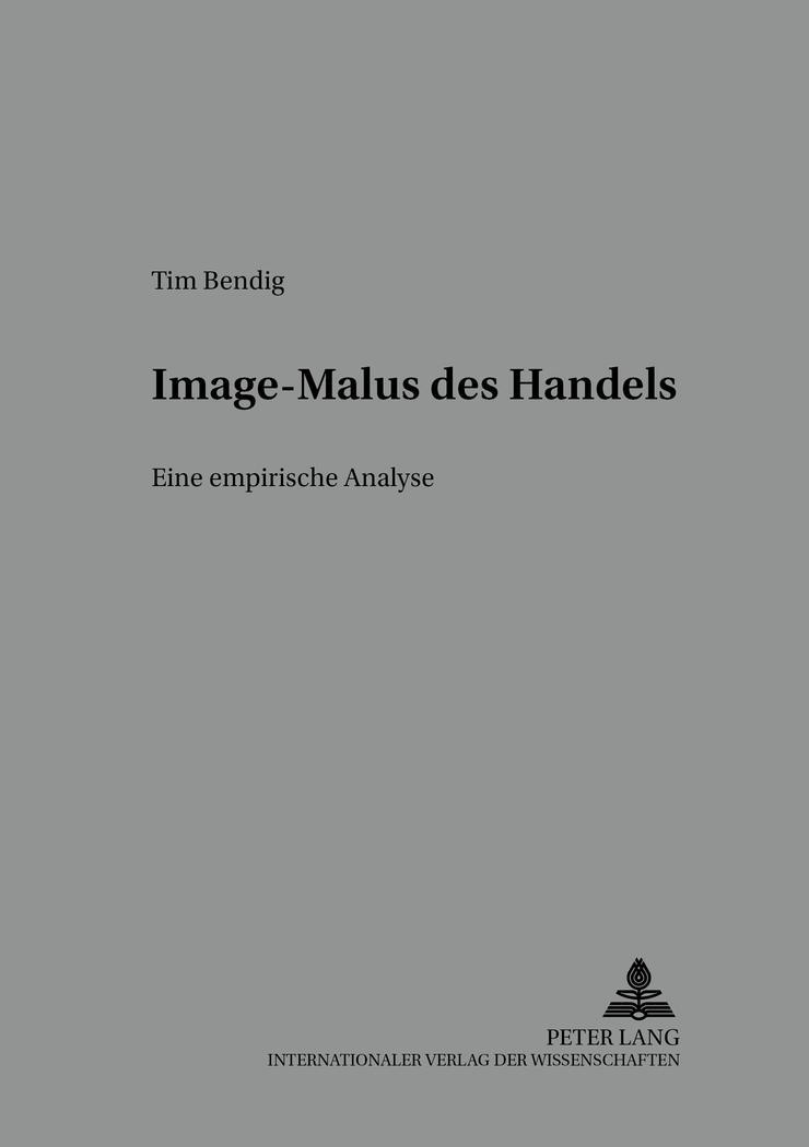 Vorderes Coverbild Image-Malus des Handels