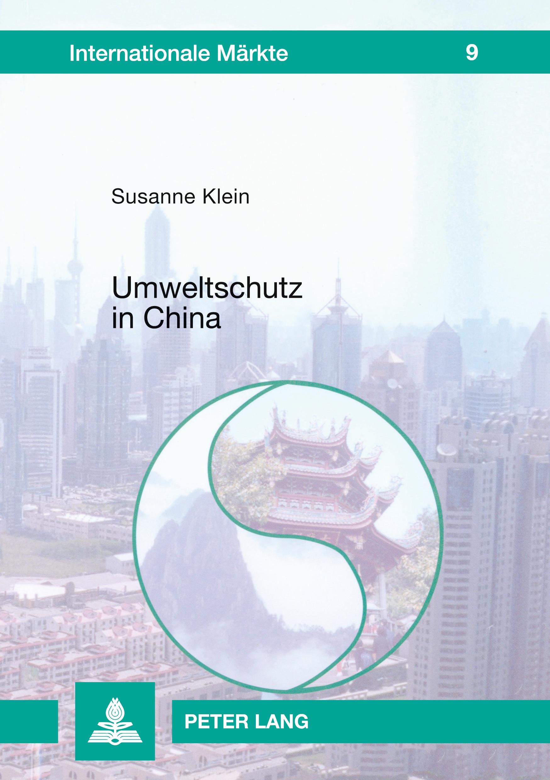 Vorderes Coverbild Umweltschutz in China
