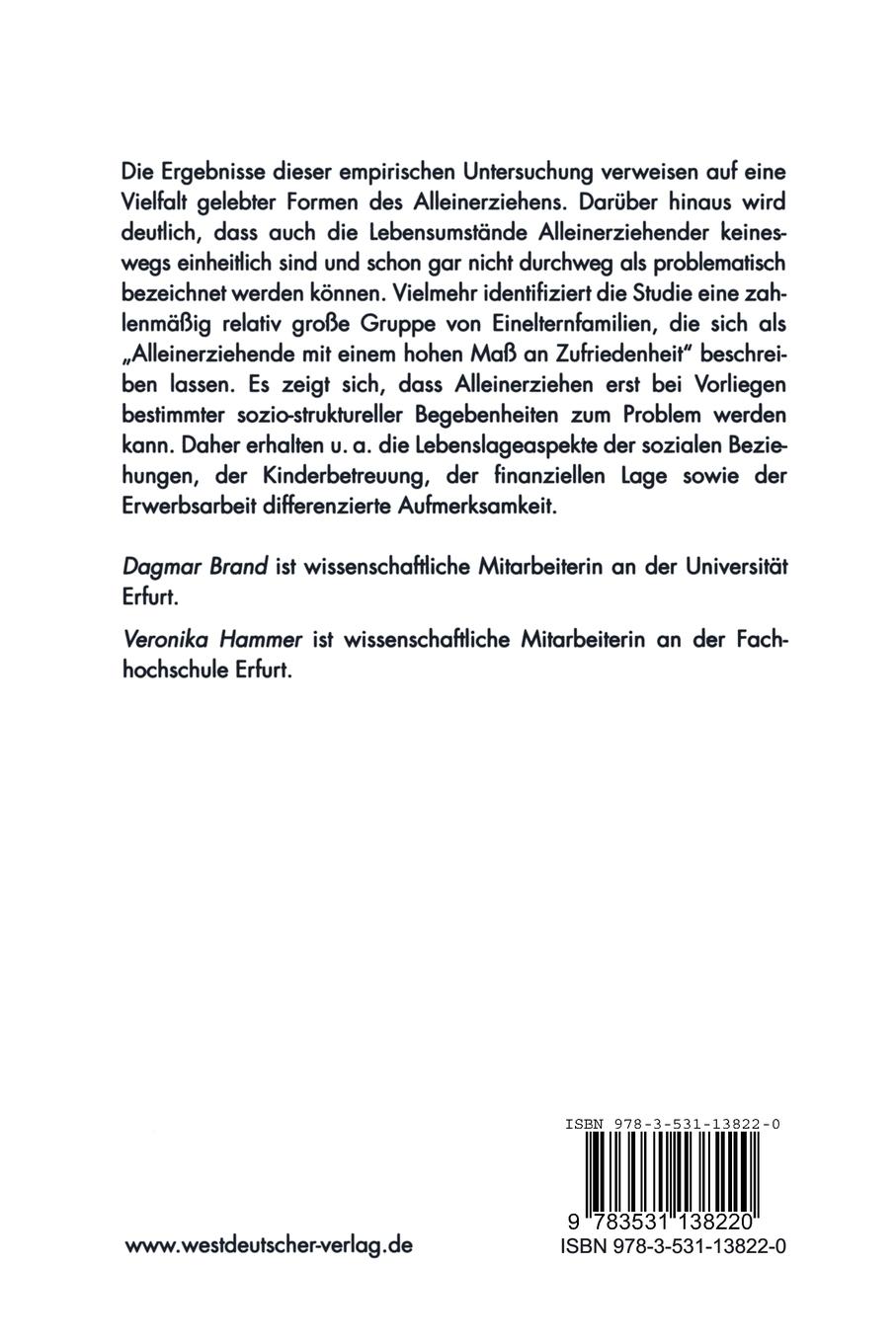 Rückseitencover Balanceakt Alleinerziehend