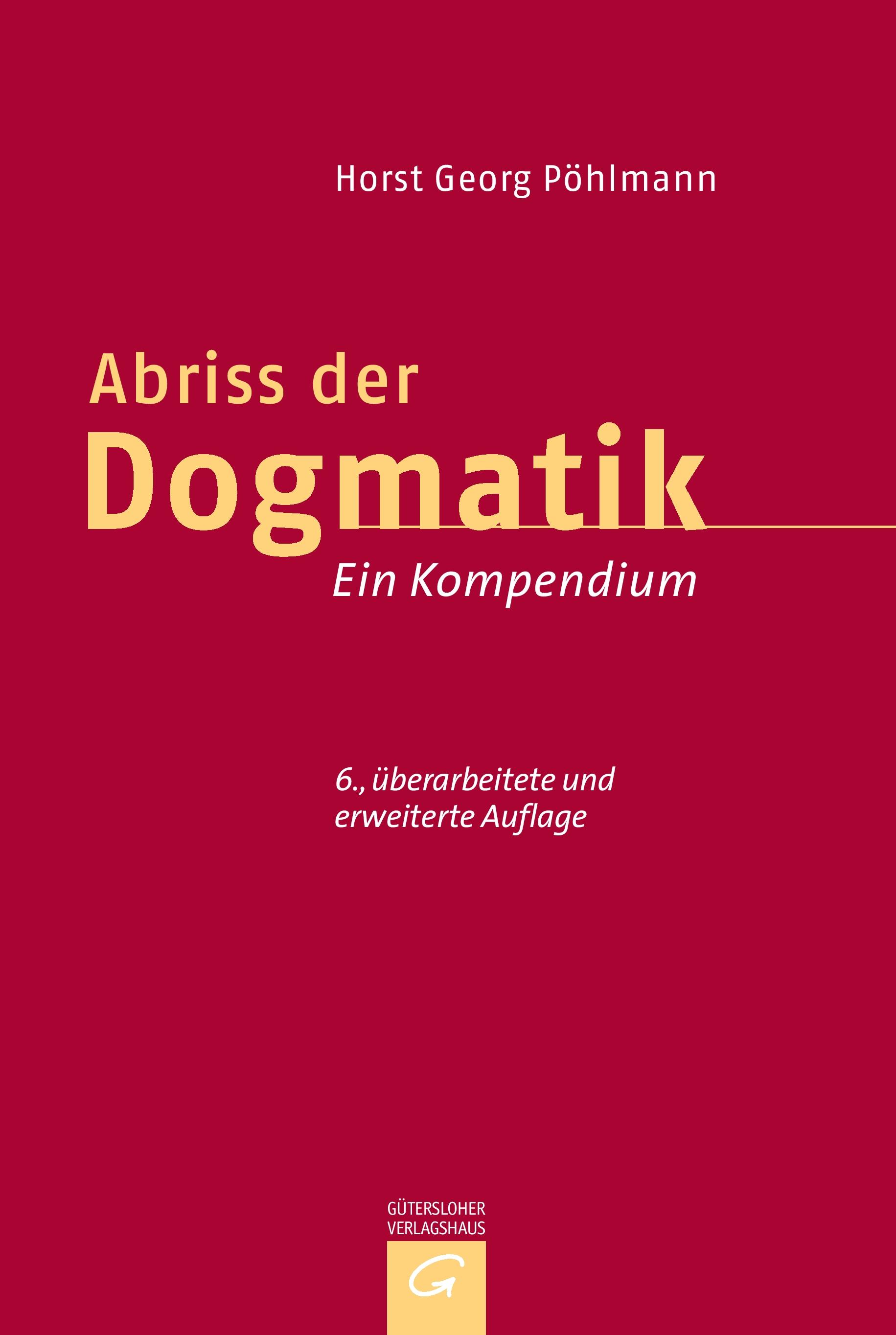 Vorderes Coverbild Abriss der  Dogmatik