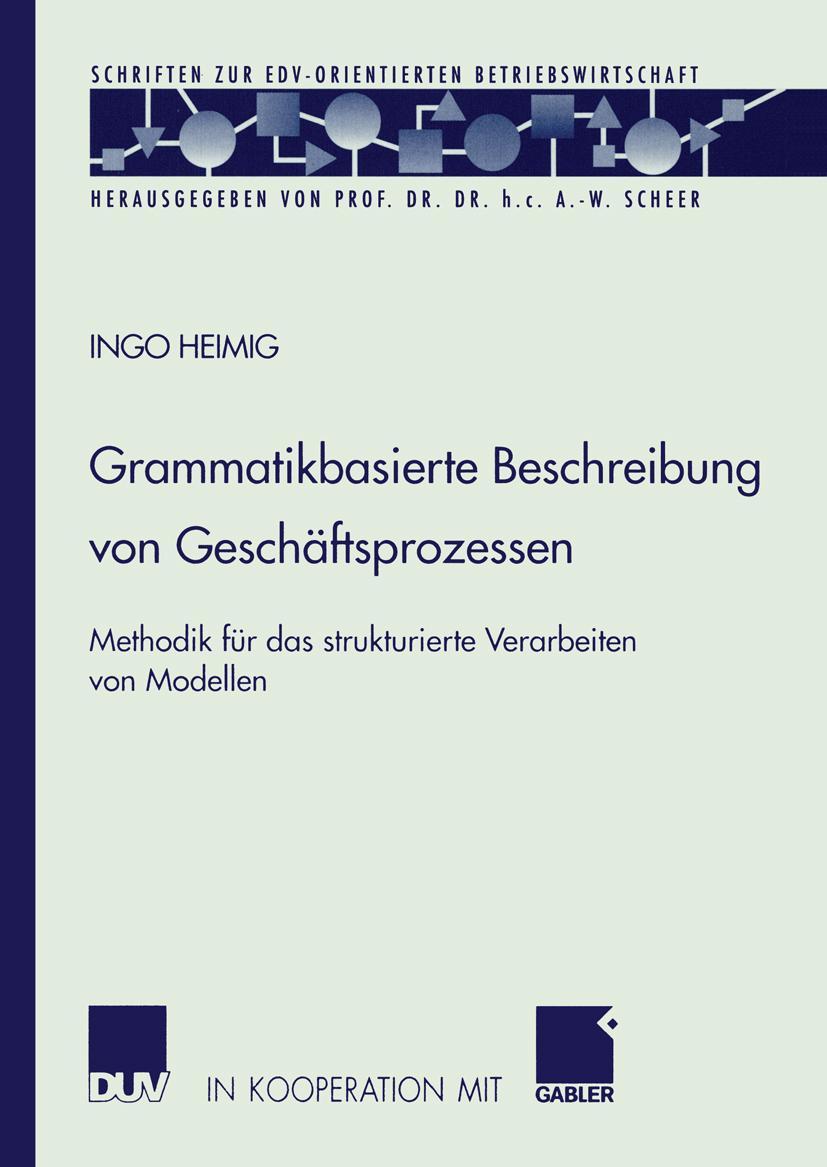Vorderes Coverbild Grammatikbasierte Beschreibung von Geschäftsprozessen