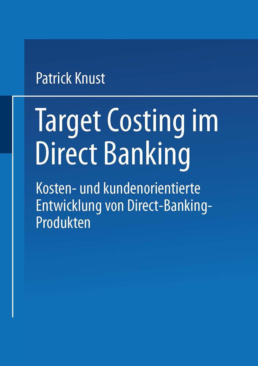 Vorderes Coverbild Target Costing im Direct Banking