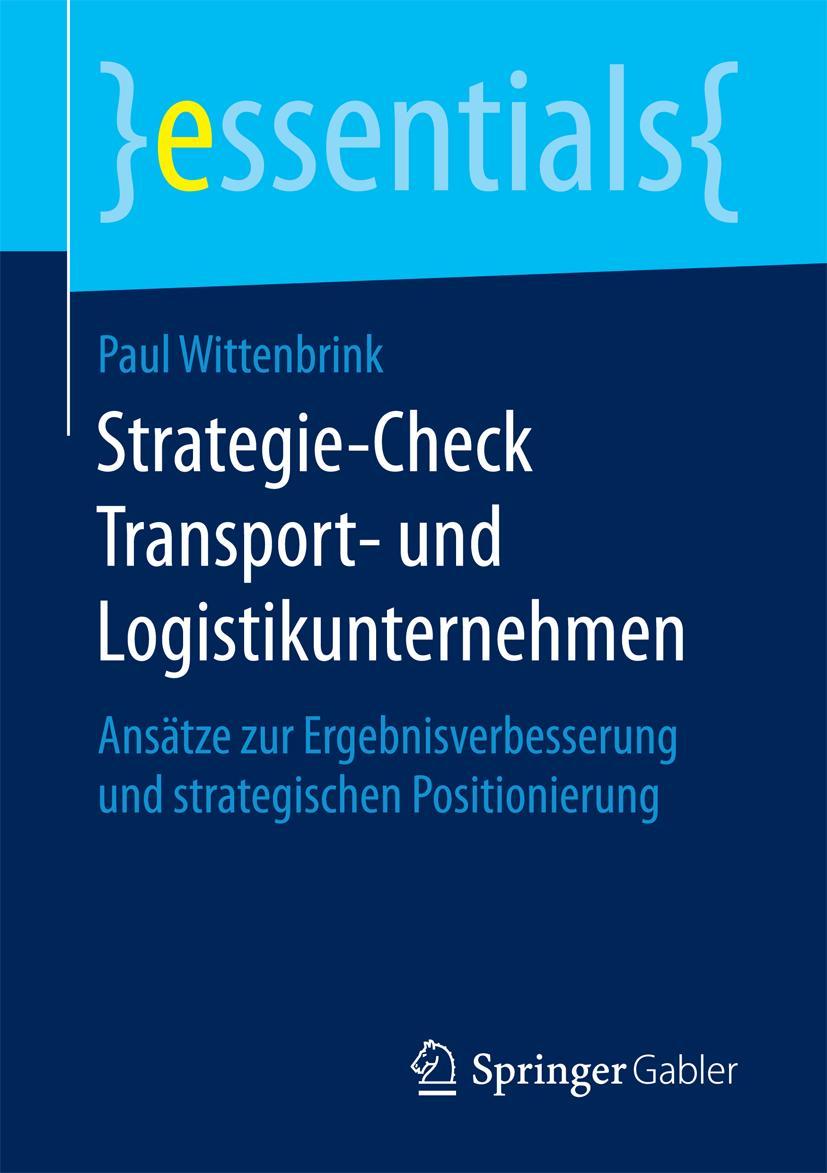 Vorderes Coverbild Strategie-Check Transport- und Logistikunternehmen