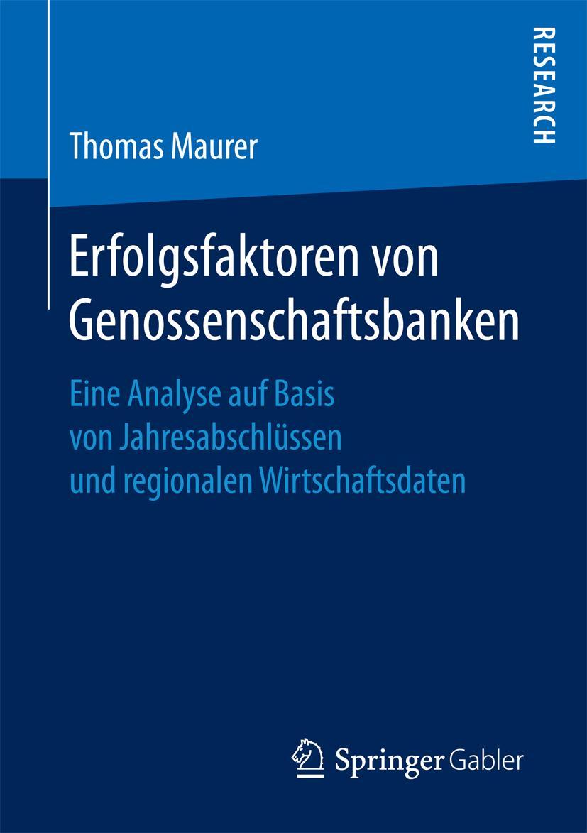 Vorderes Coverbild Erfolgsfaktoren von Genossenschaftsbanken