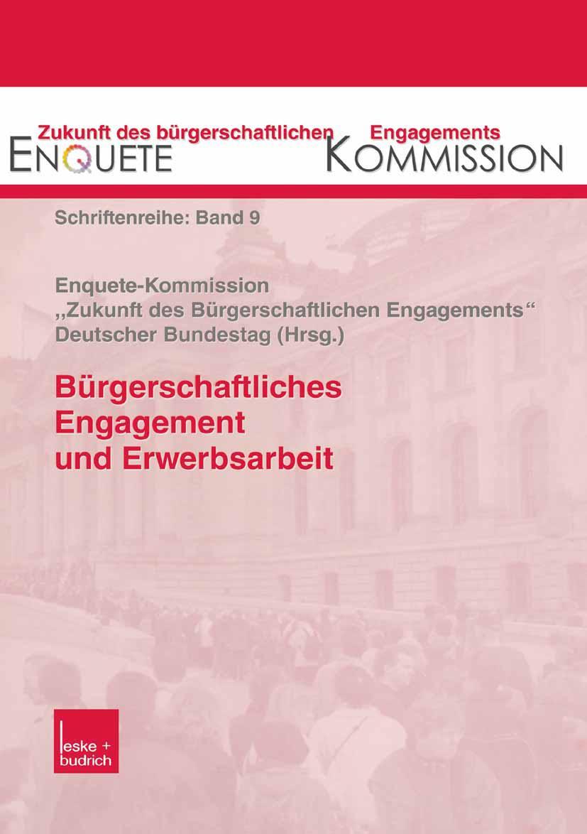 Vorderes Coverbild Bürgerschaftliches Engagement und Erwerbsarbeit
