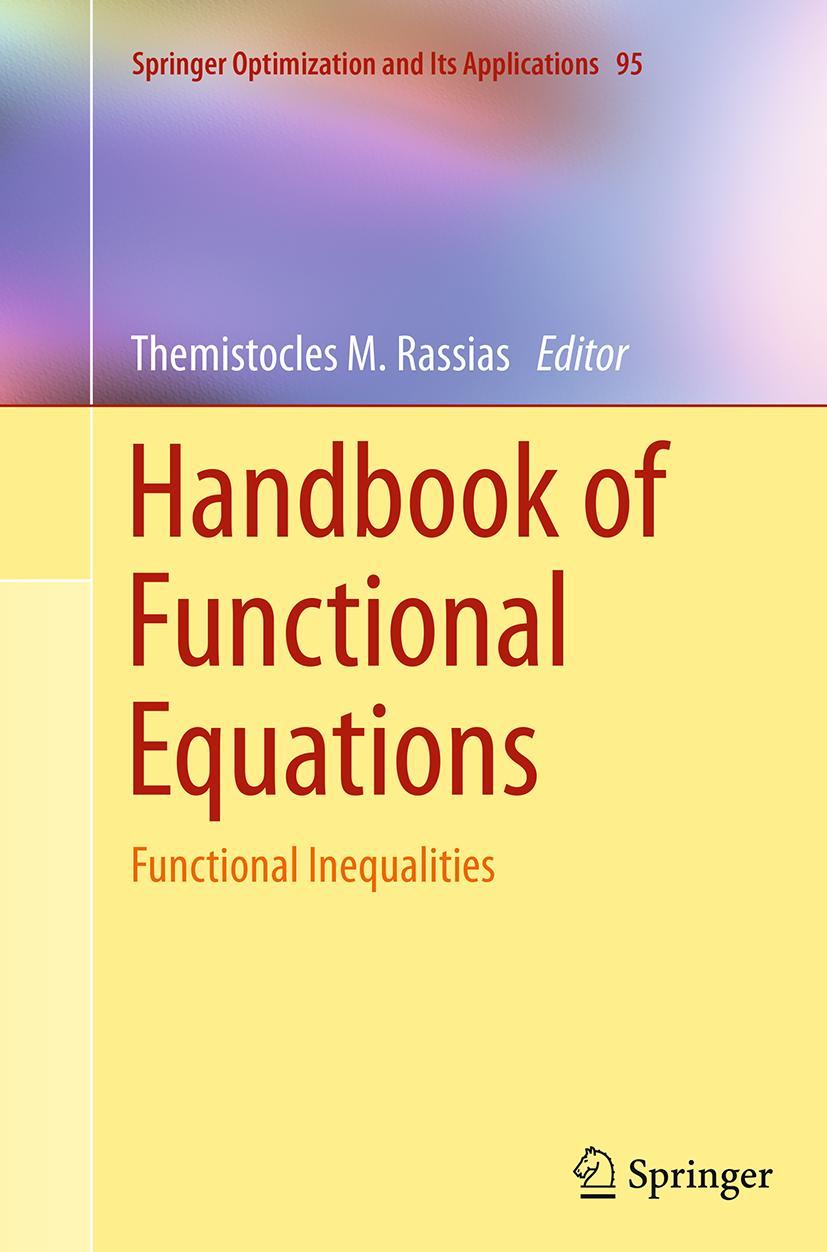 Vorderes Coverbild Handbook of Functional Equations