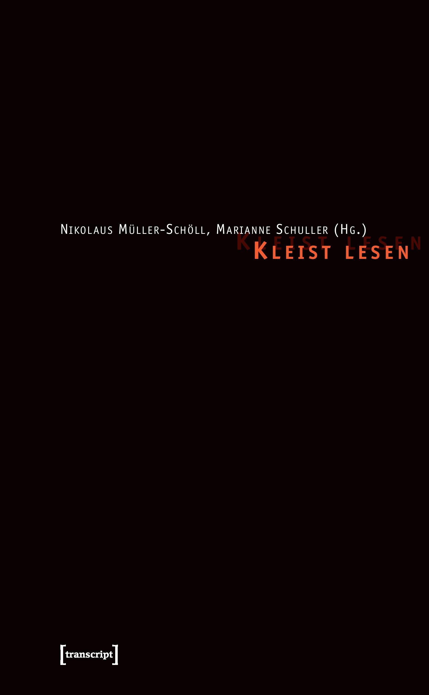 Vorderes Coverbild Kleist lesen