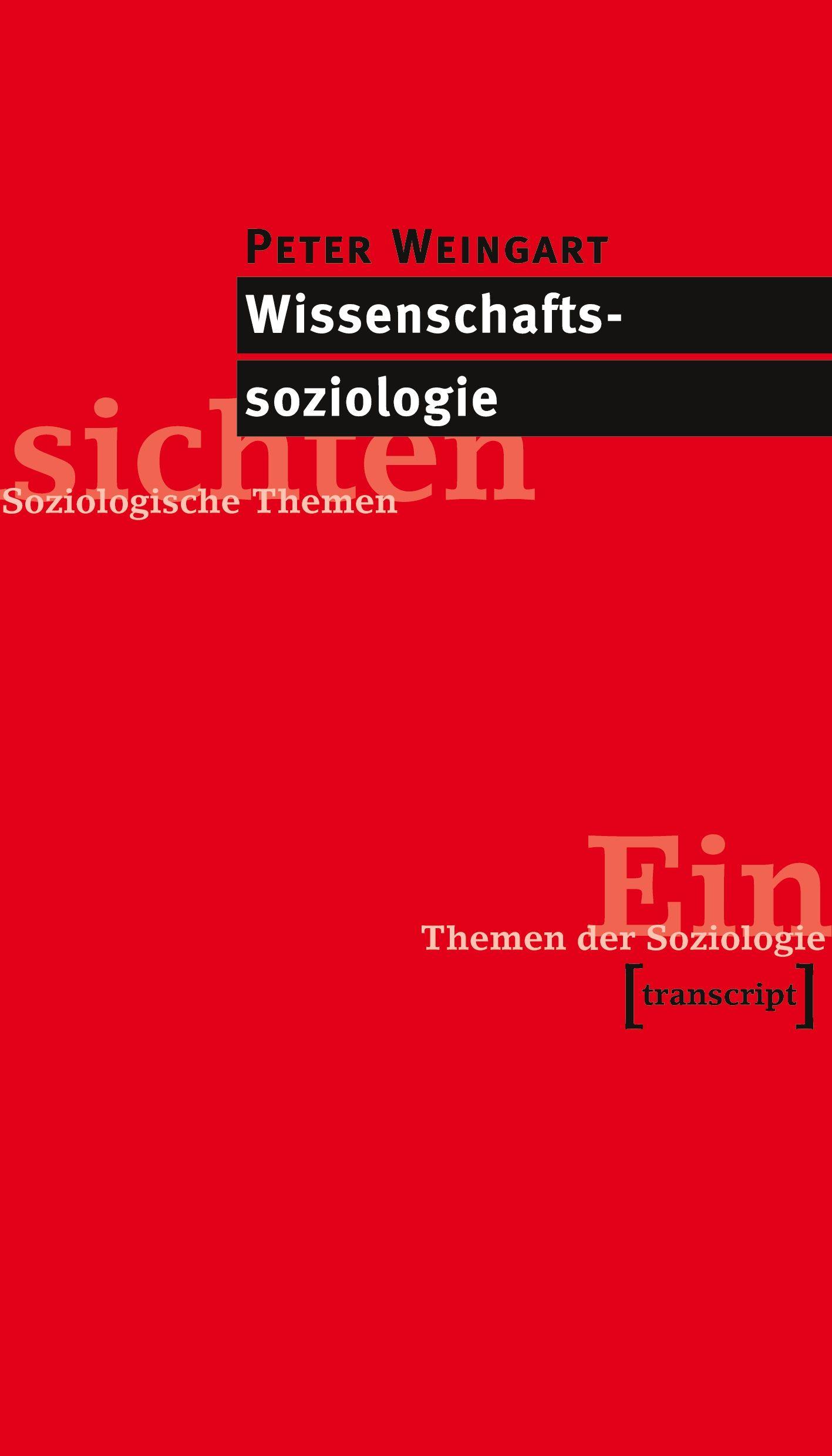 Vorderes Coverbild Wissenschaftssoziologie