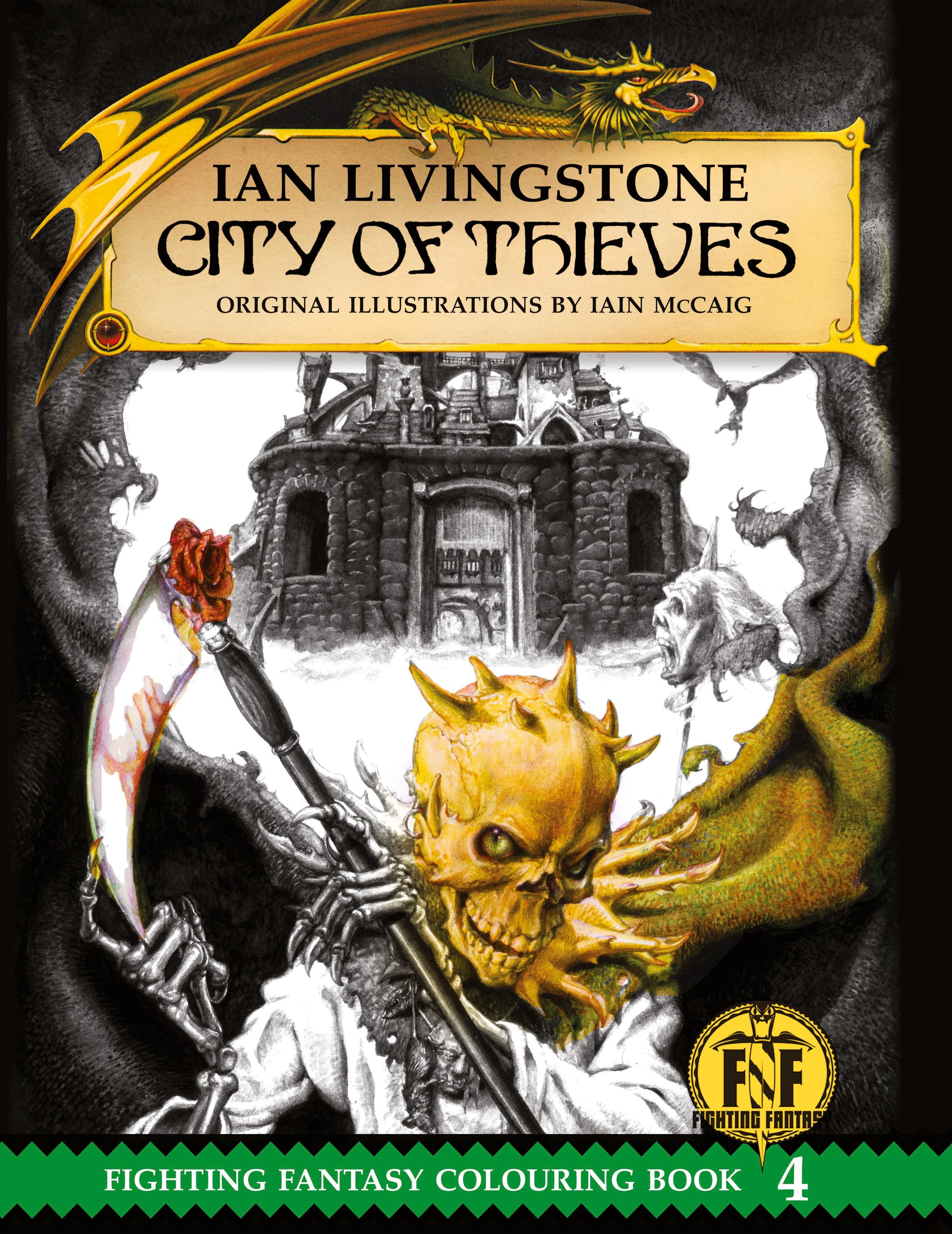 Vorderes Coverbild City of Thieves Colouring Book
