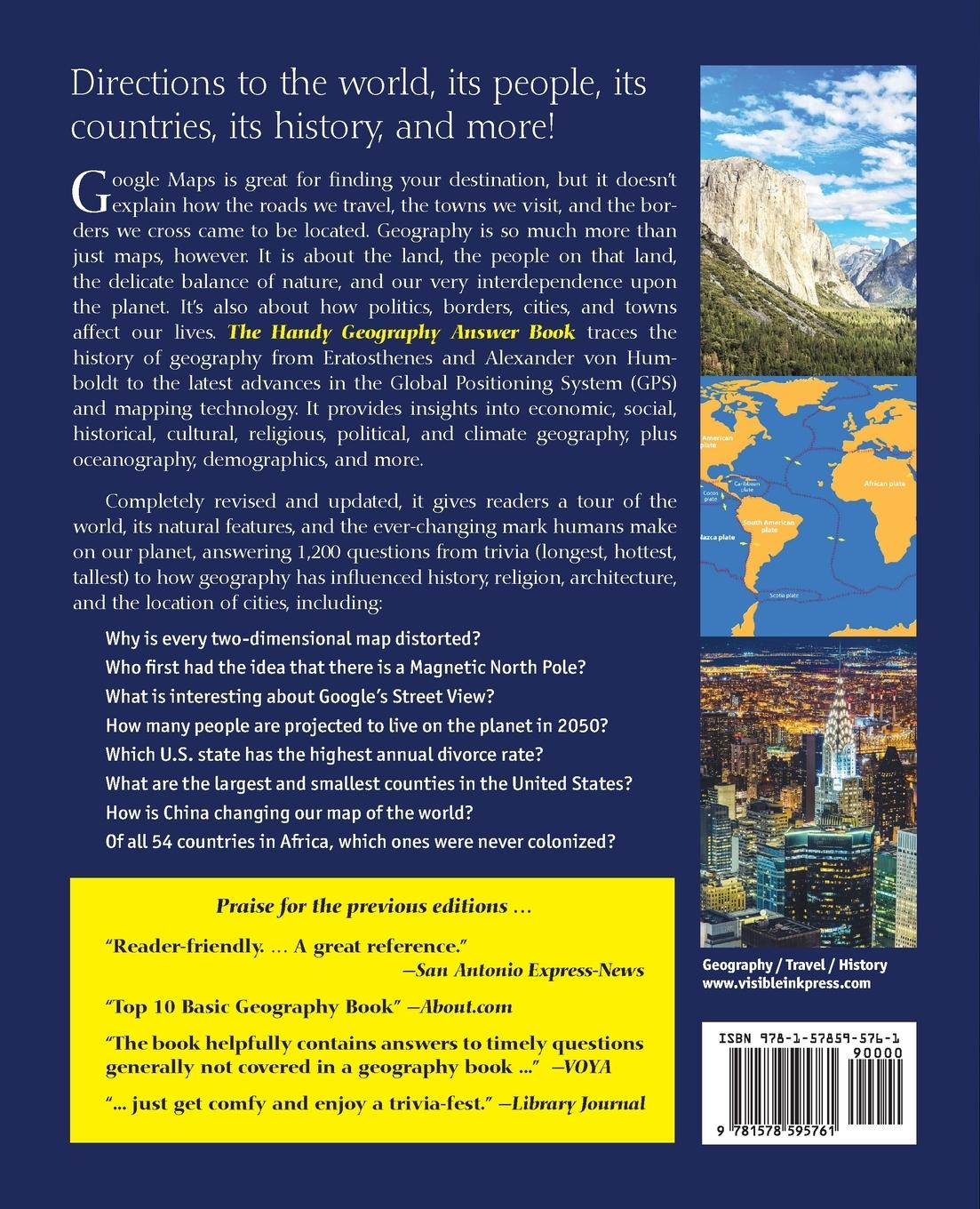 Rückseitencover The Handy Geography Answer Book