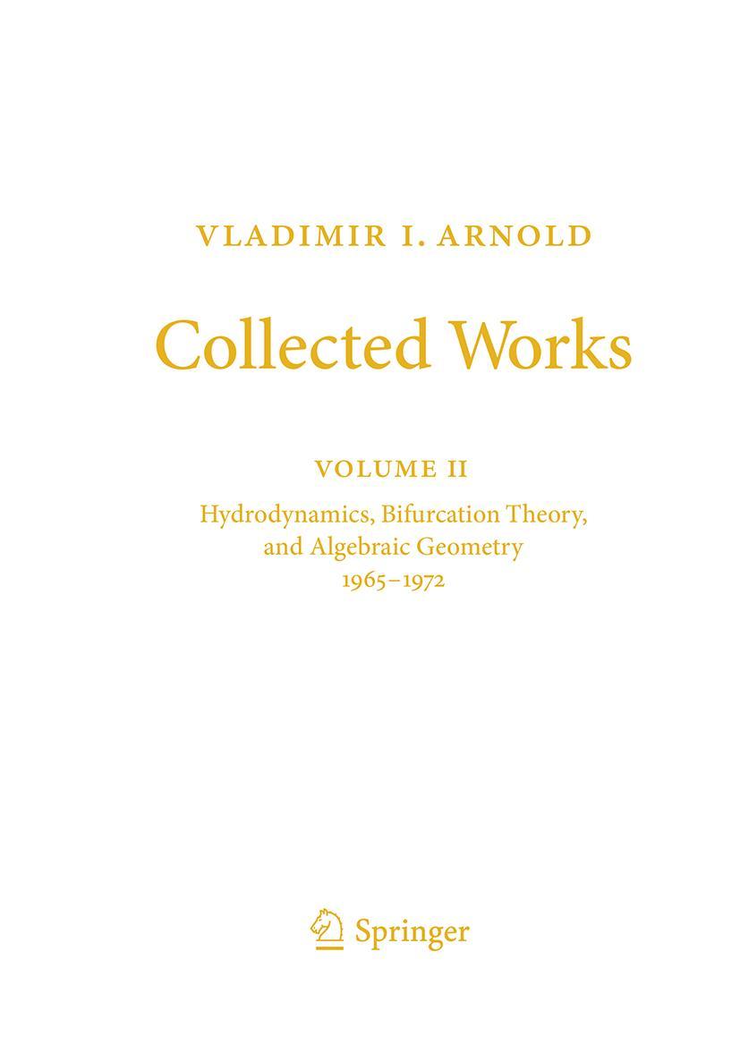 Vorderes Coverbild Vladimir I. Arnold - Collected Works