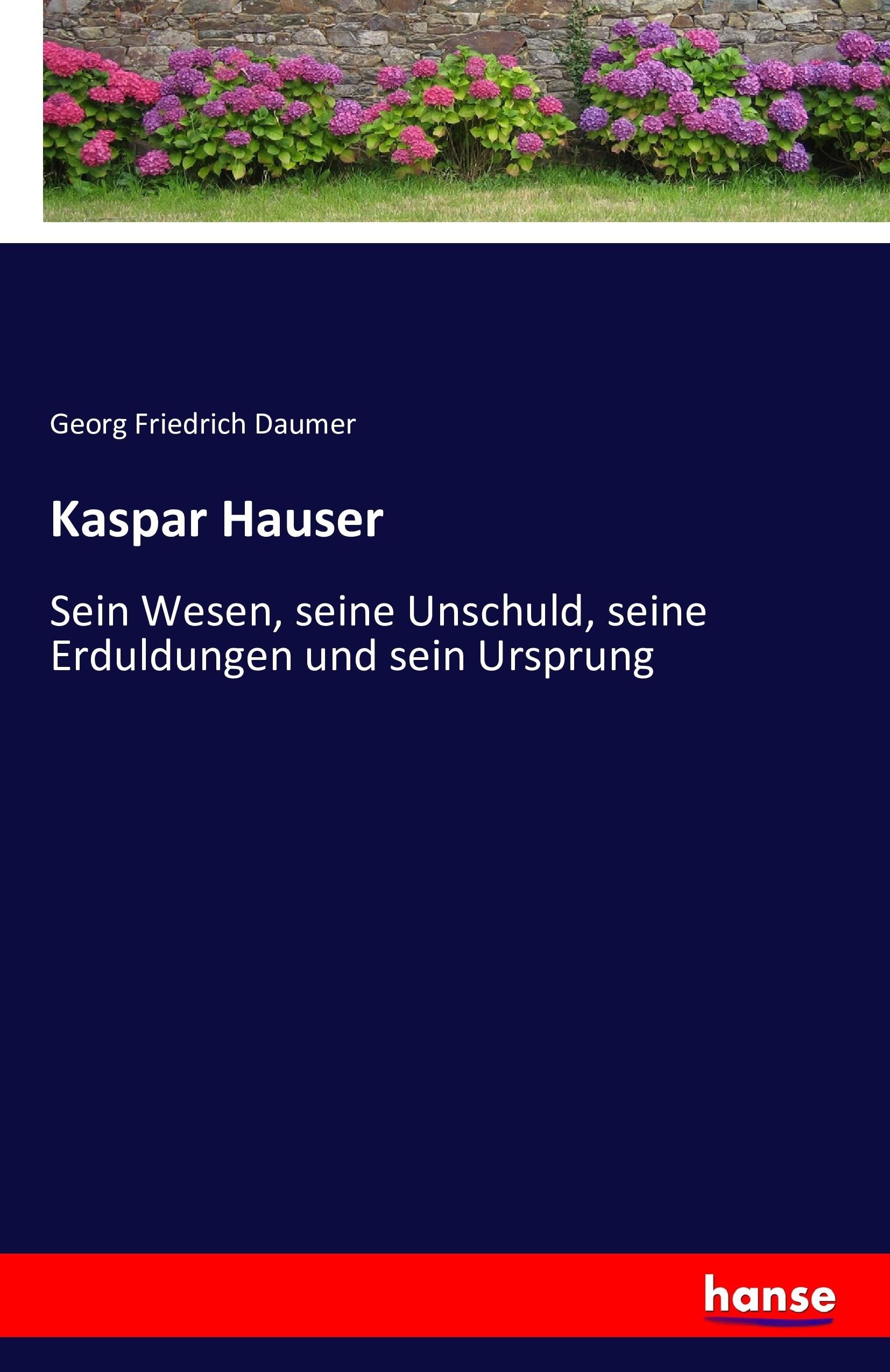 Vorderes Coverbild Kaspar Hauser