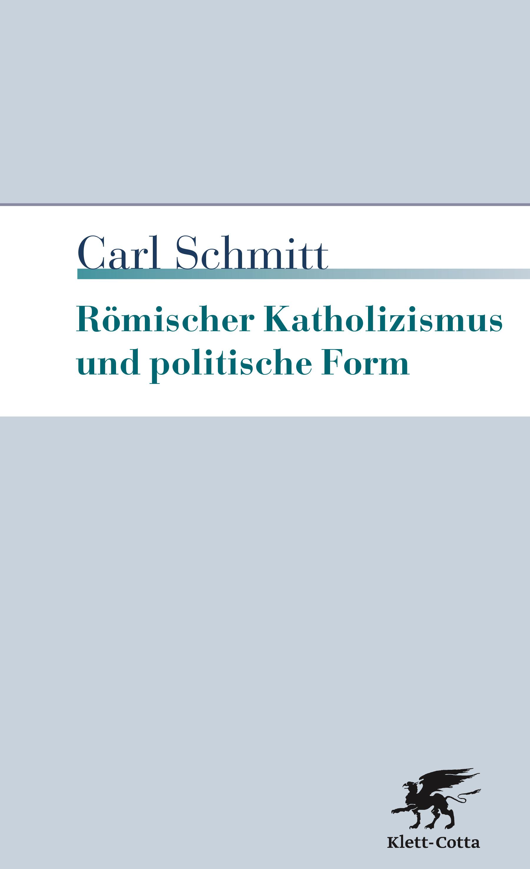 Vorderes Coverbild Römischer Katholizismus und politische Form