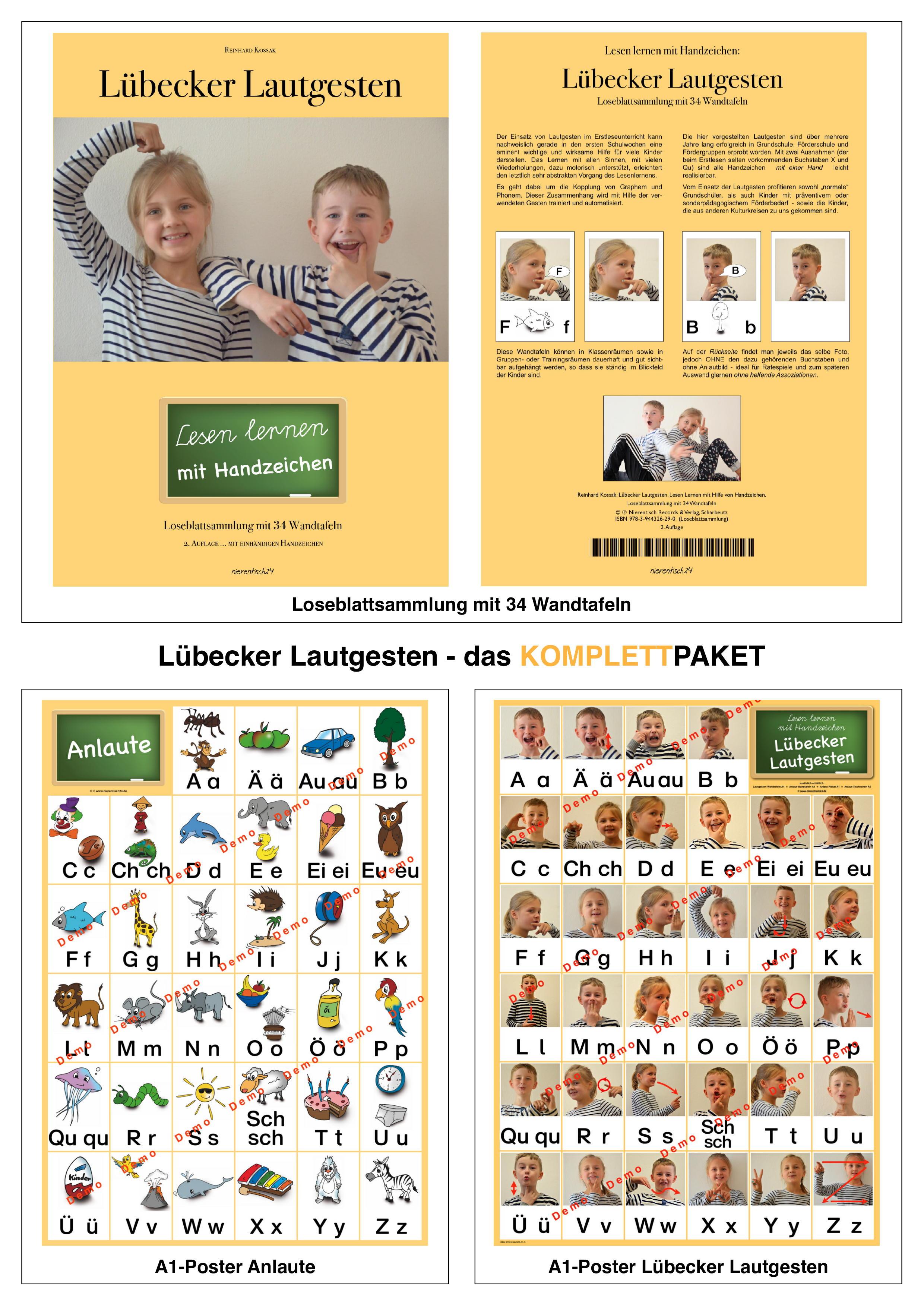 Vorderes Coverbild Lübecker Lautgesten - Das Komplettpaket