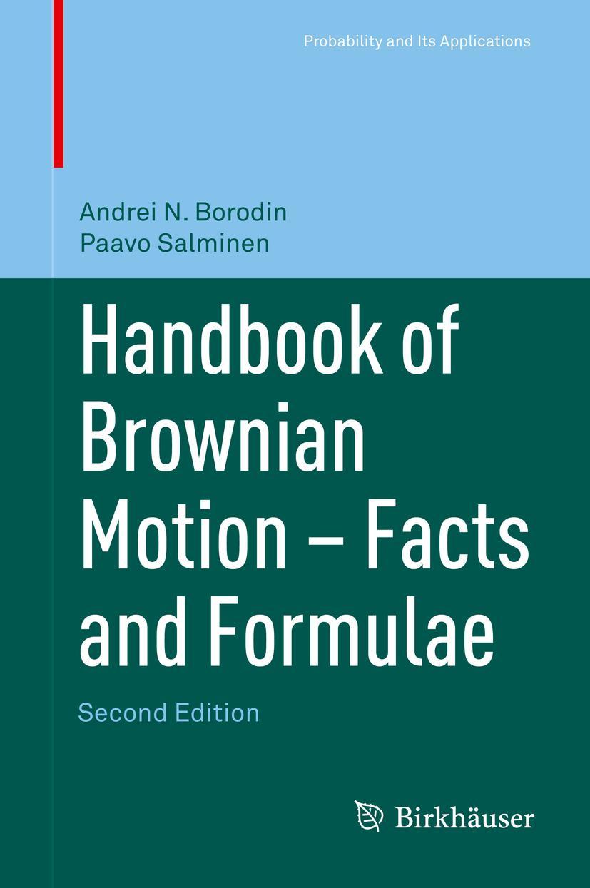 Vorderes Coverbild Handbook of Brownian Motion - Facts and Formulae